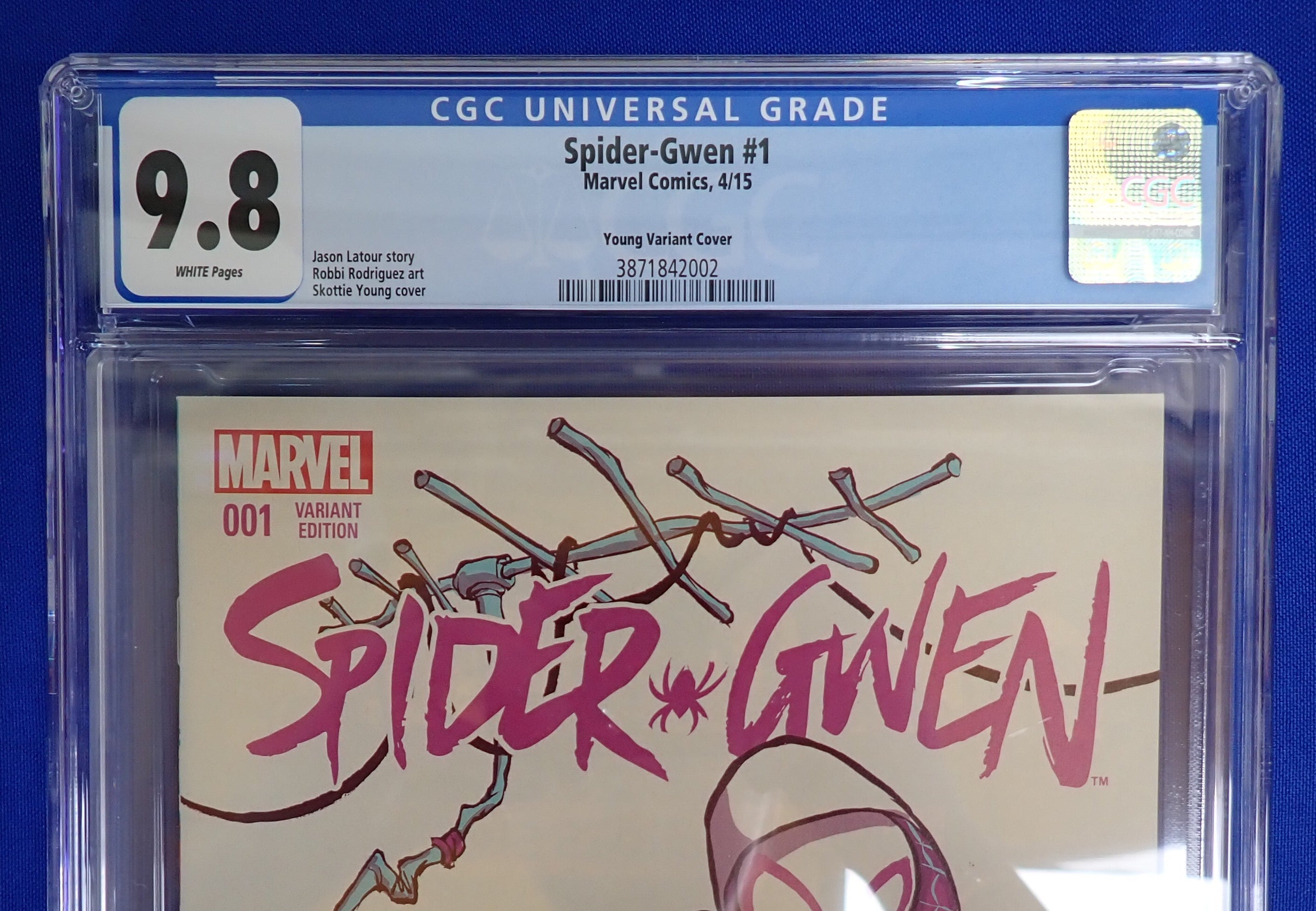 Spider-Gwen #1 (2015) - CGC 9.8 - Skottie Young Variant Cover