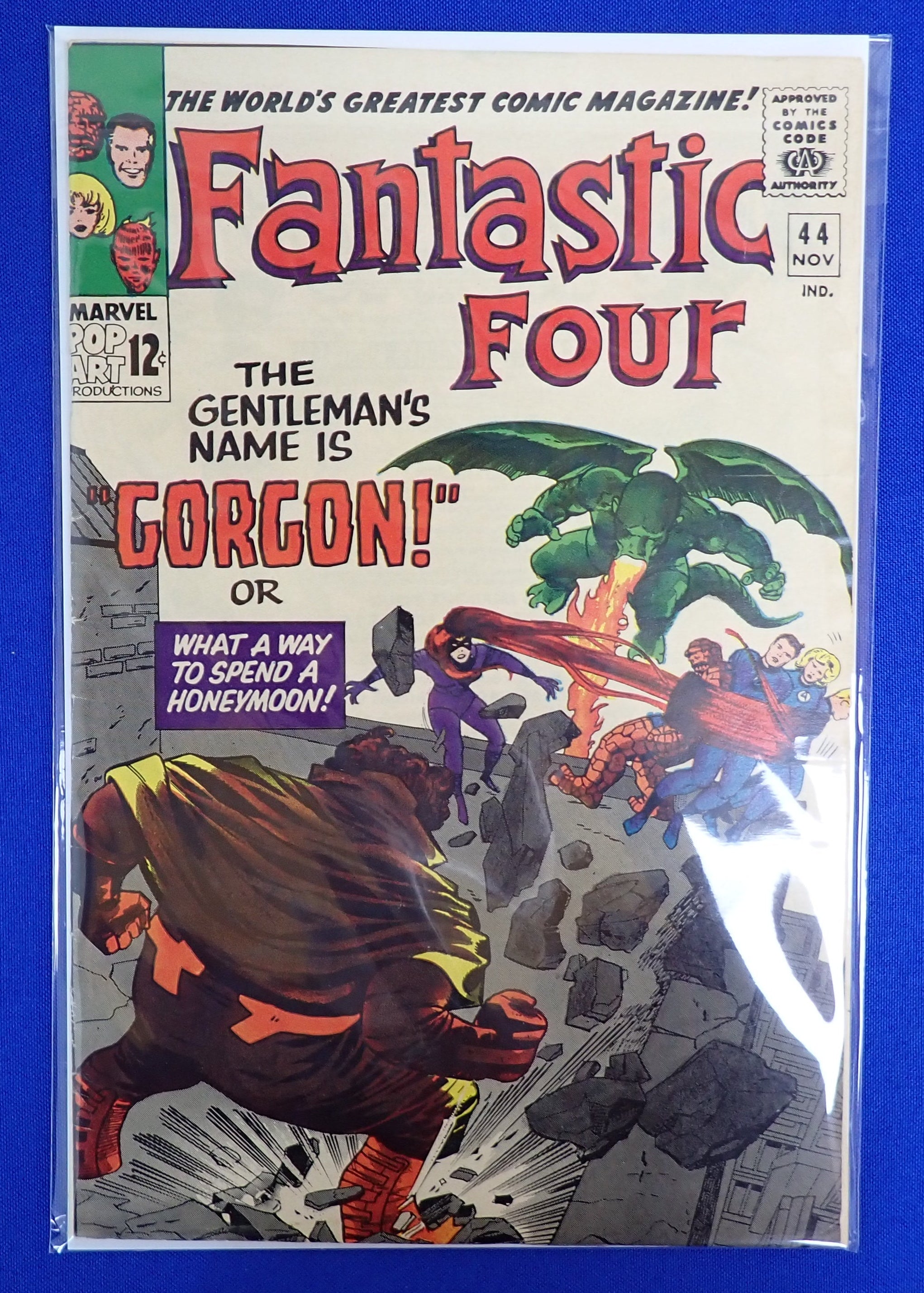 Fantastic Four #44 (1965) - VG+ (4.5) - 1st Gorgon