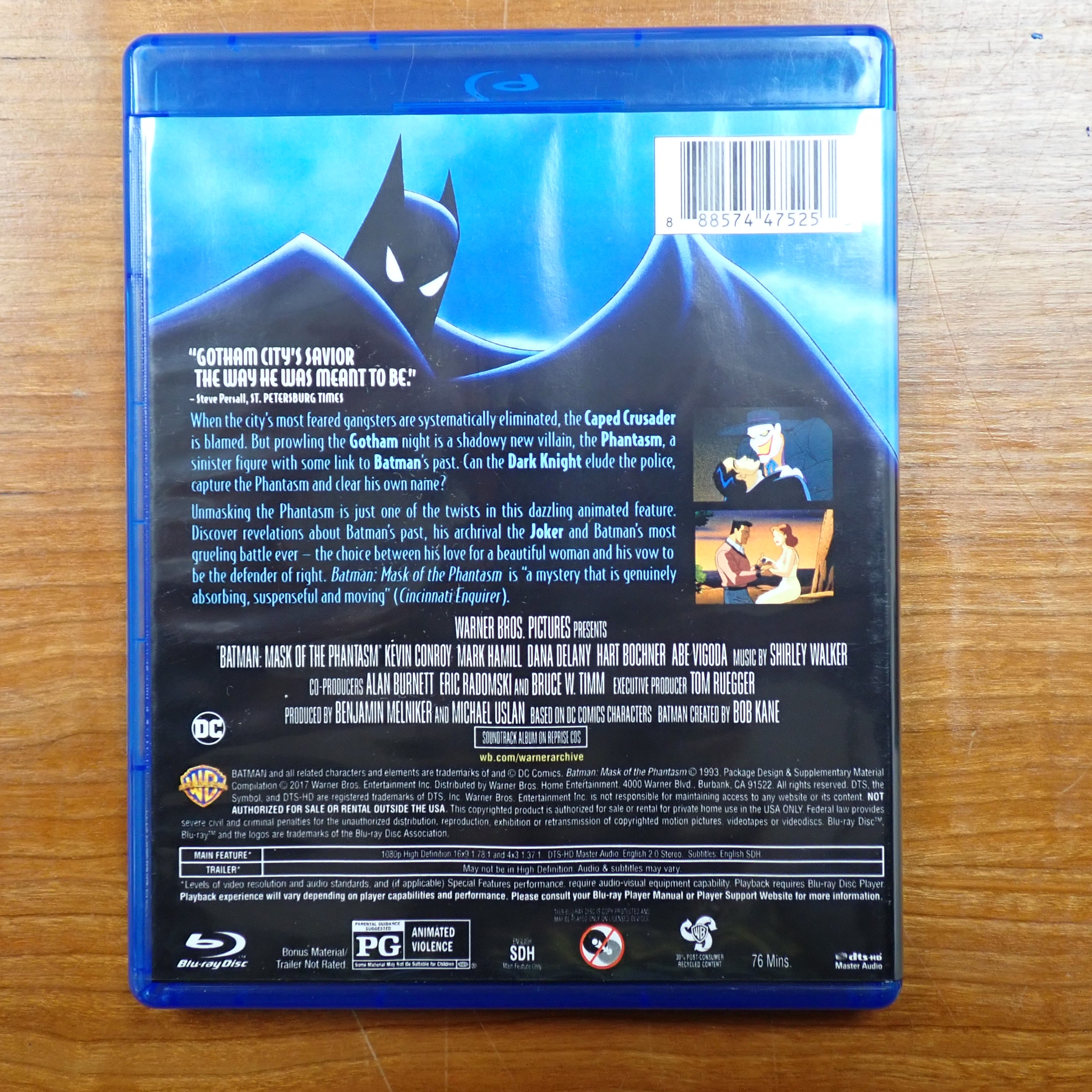 Batman: Mask of the Phantasm - Blu-ray