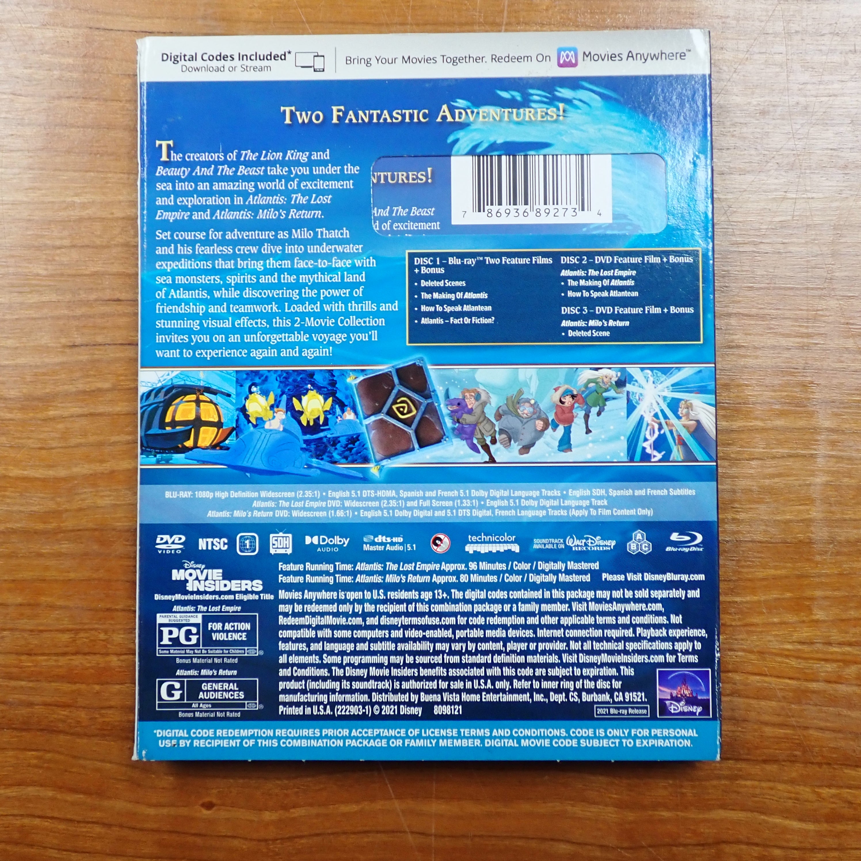 Atlantis 2-Movie Collection - Blu-ray & DVD