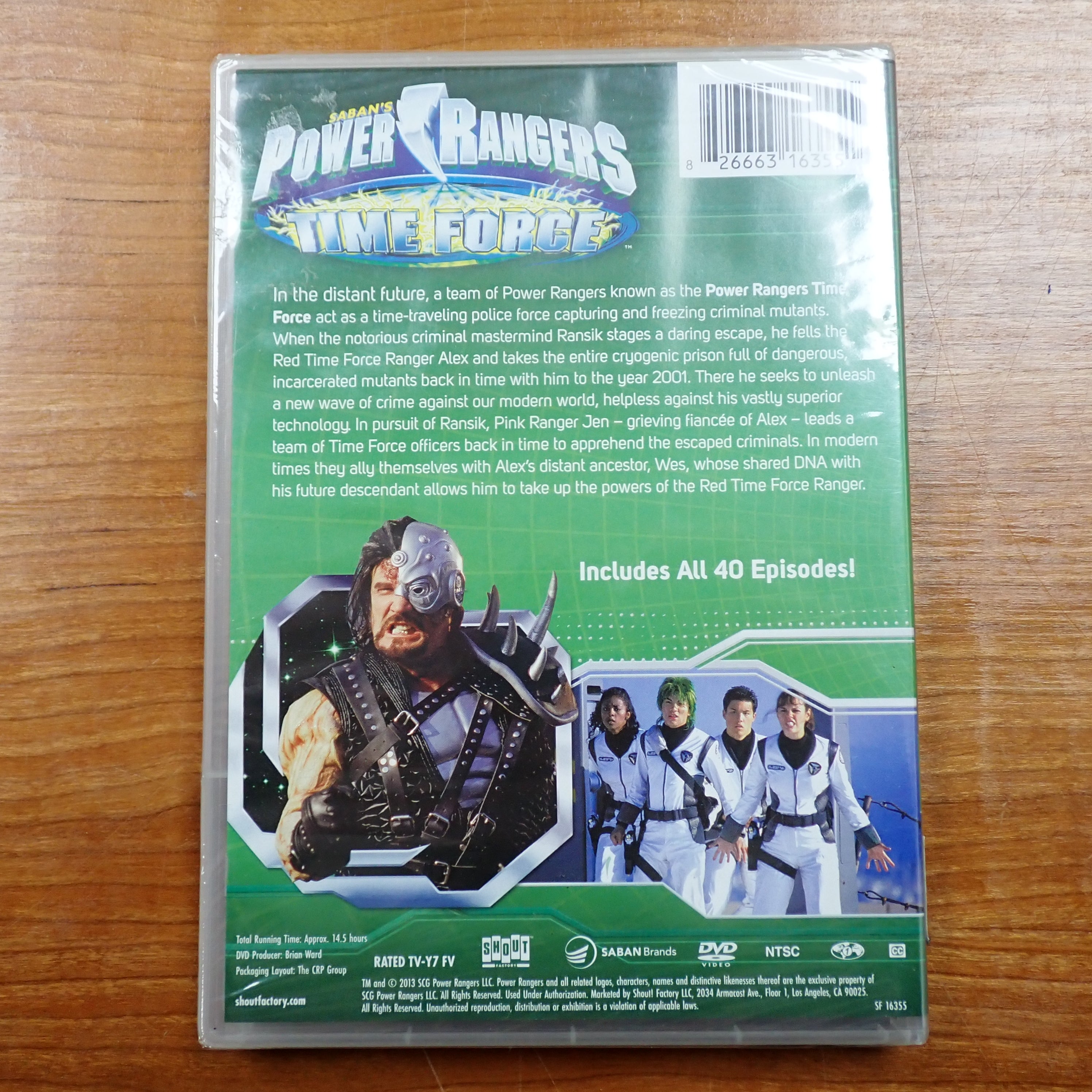 Power Rangers Time Force - Complete DVD Series