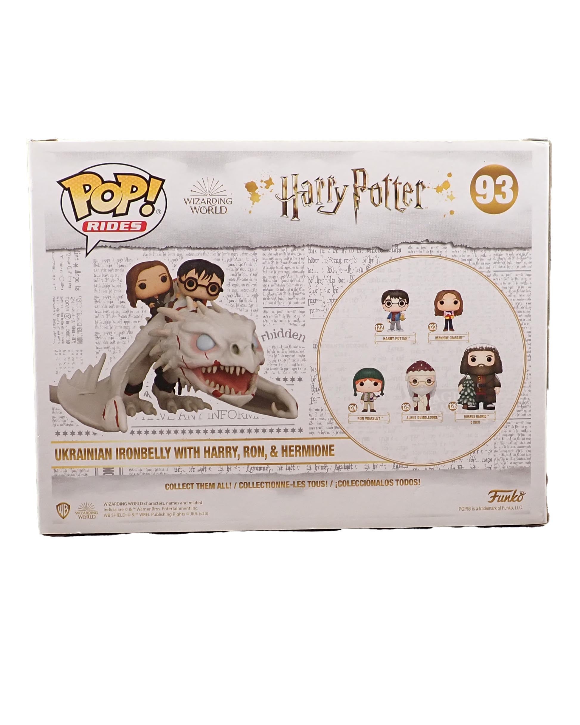 Ukrainian Ironbelly with Harry, Ron, & Hermoine - POP! #93