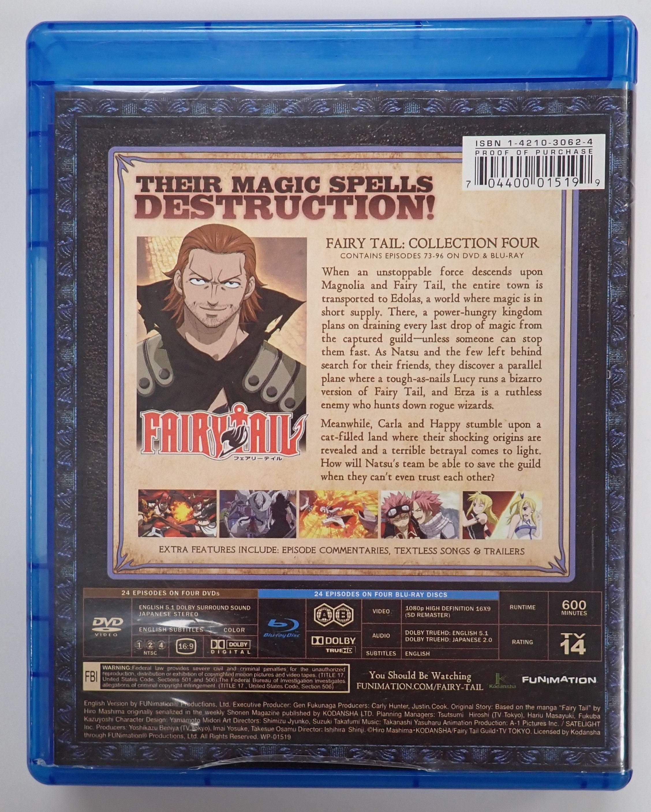 Fariy Tail Collection Four (blu-ray)