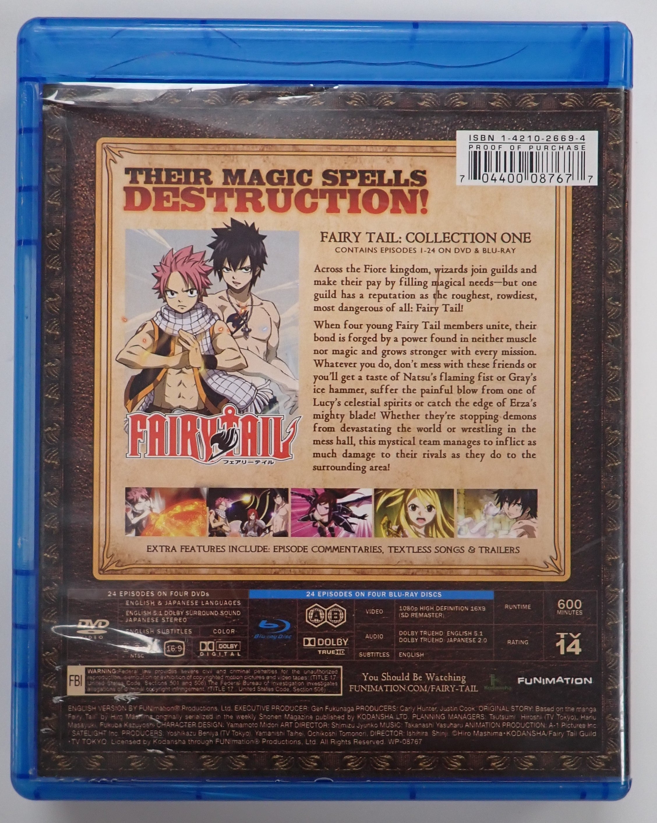 Fariy Tail Collection One (blu-ray)
