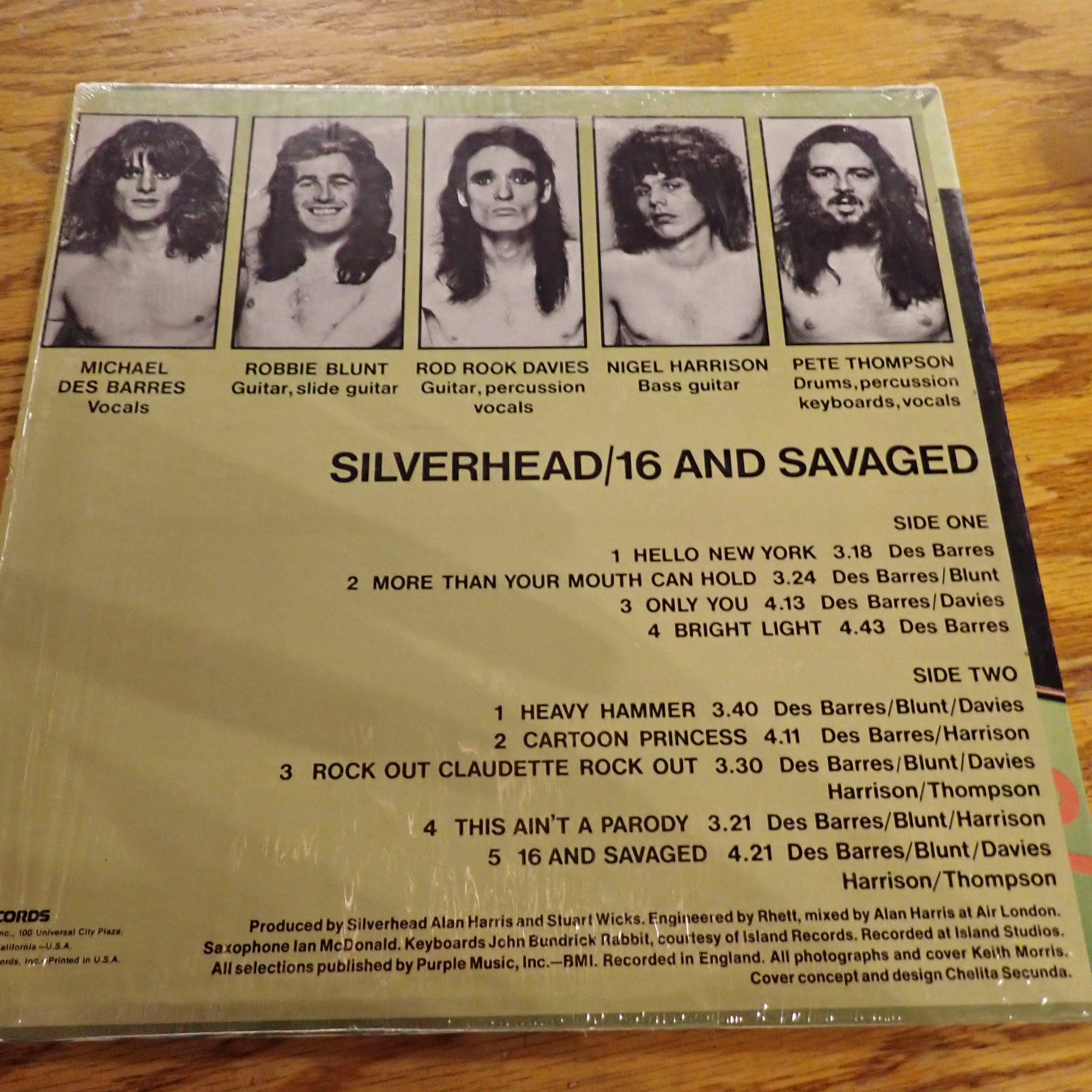 Silverhead – 16 And Savaged