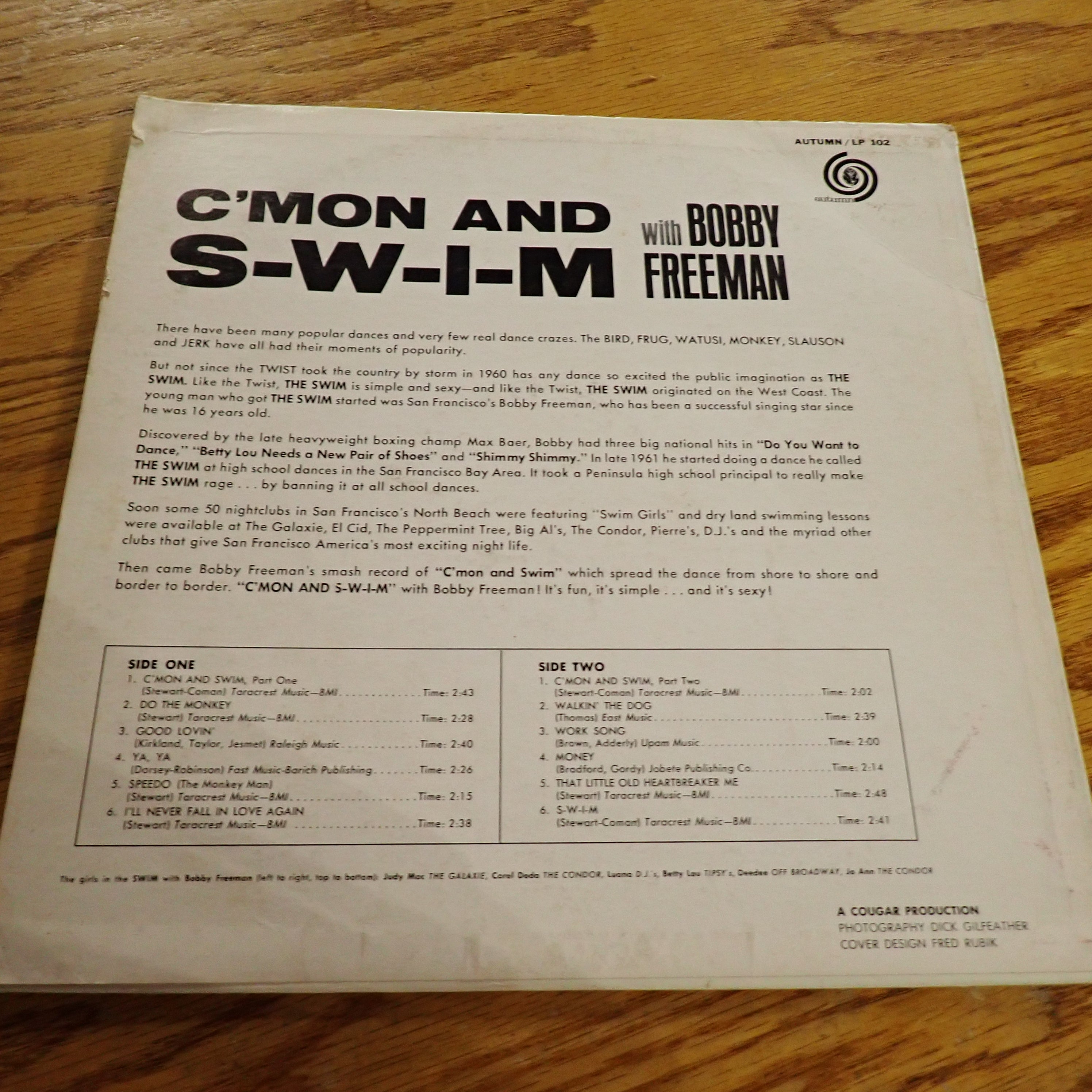 Bobby Freeman – C'mon And S-W-I-M