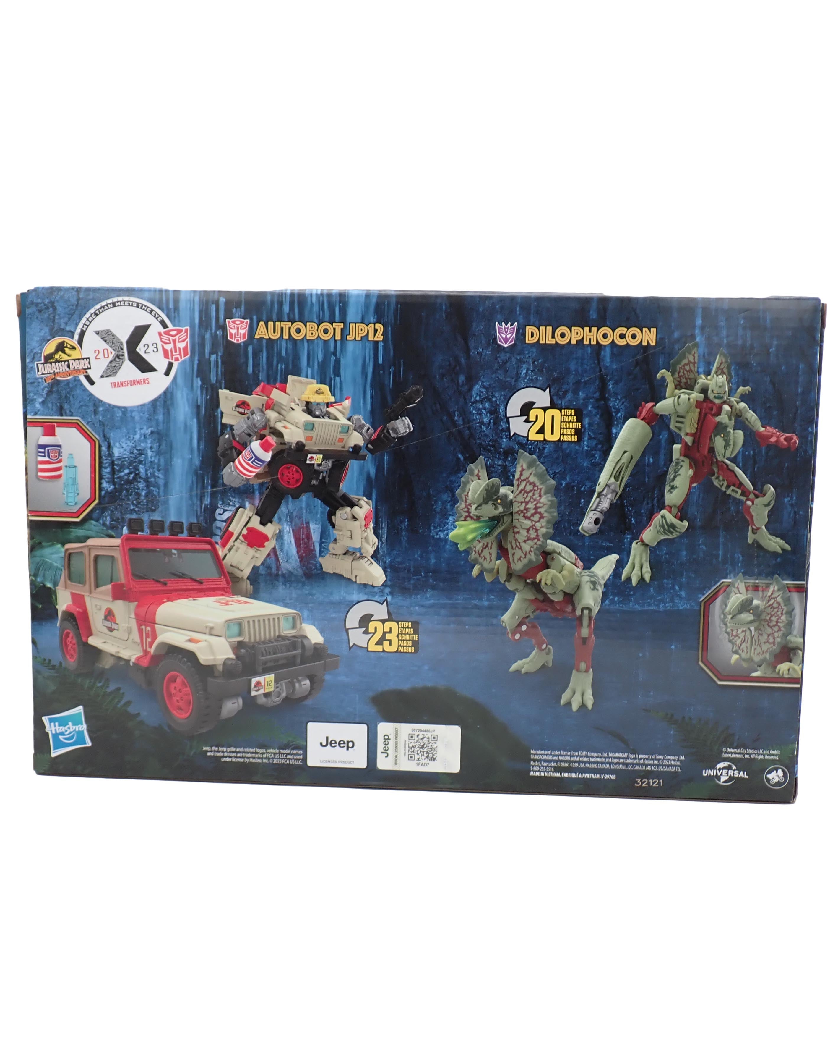 Dilophocon & Autobot JP12 - Jurassic Park Transformer