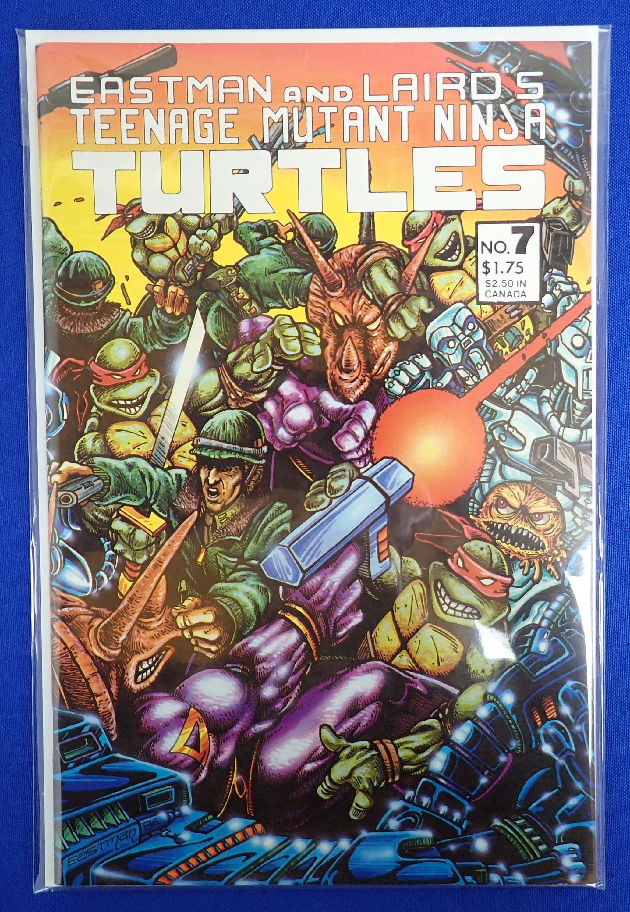 Teenage Mutant Ninja Turtles #7 (1986) - VF+ - (8.5) - Ooze Origin