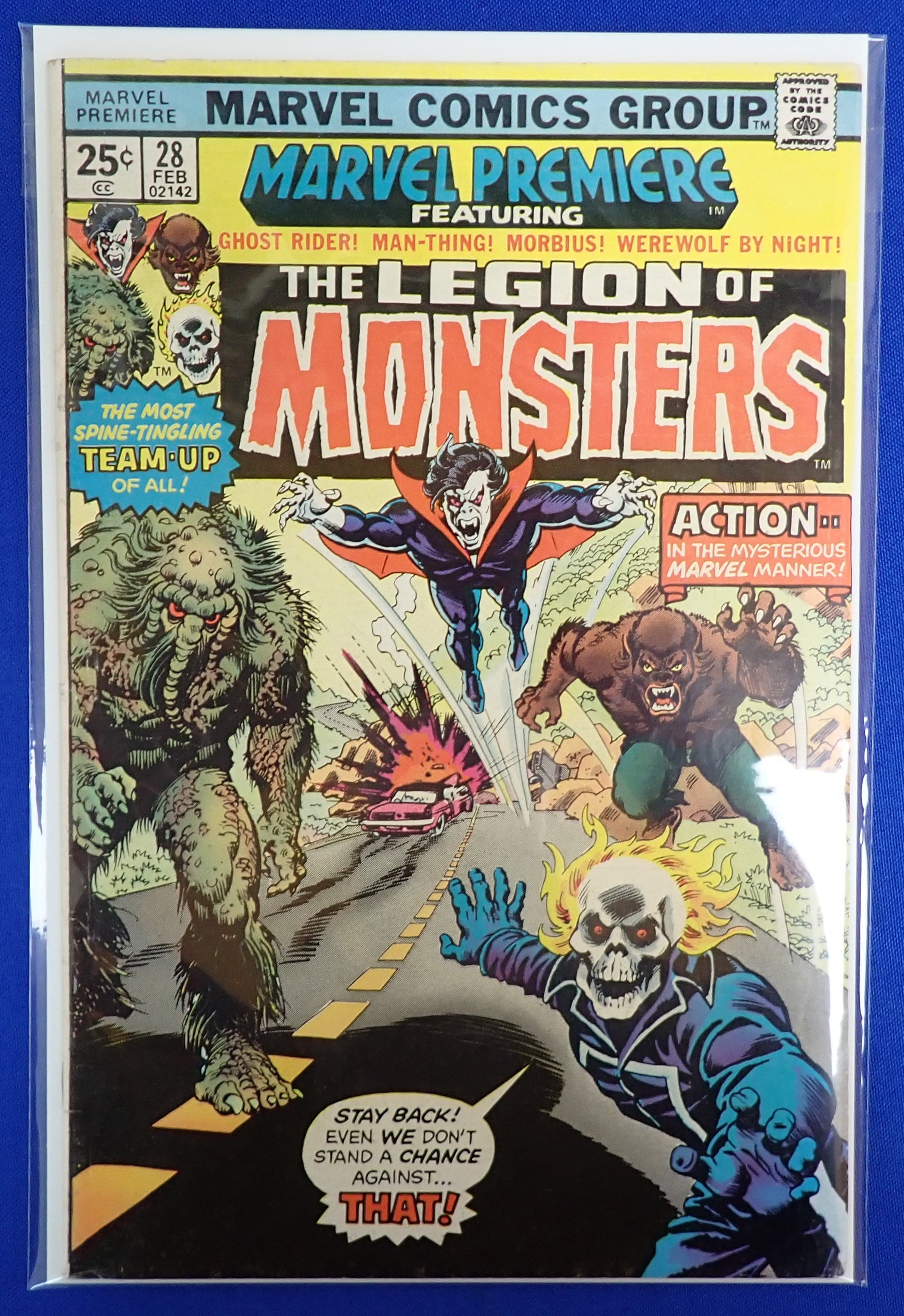 Marvel Premiere #28 (1976) - FN/VF - (7.0) - 1st Legion of Monsters