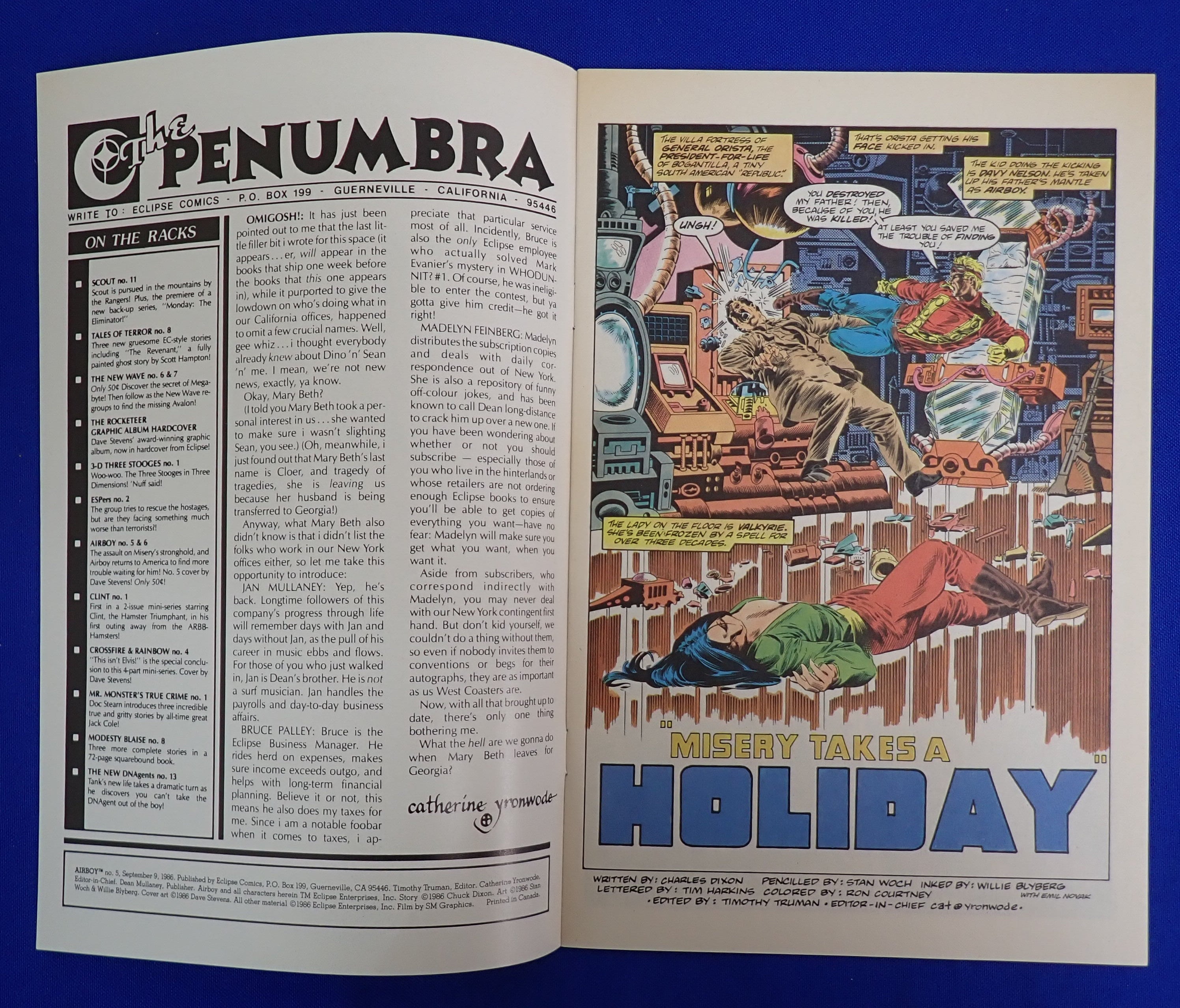 Airboy #5 (1986) - NM- - (9.2) - Iconic Dave Stevens Cover