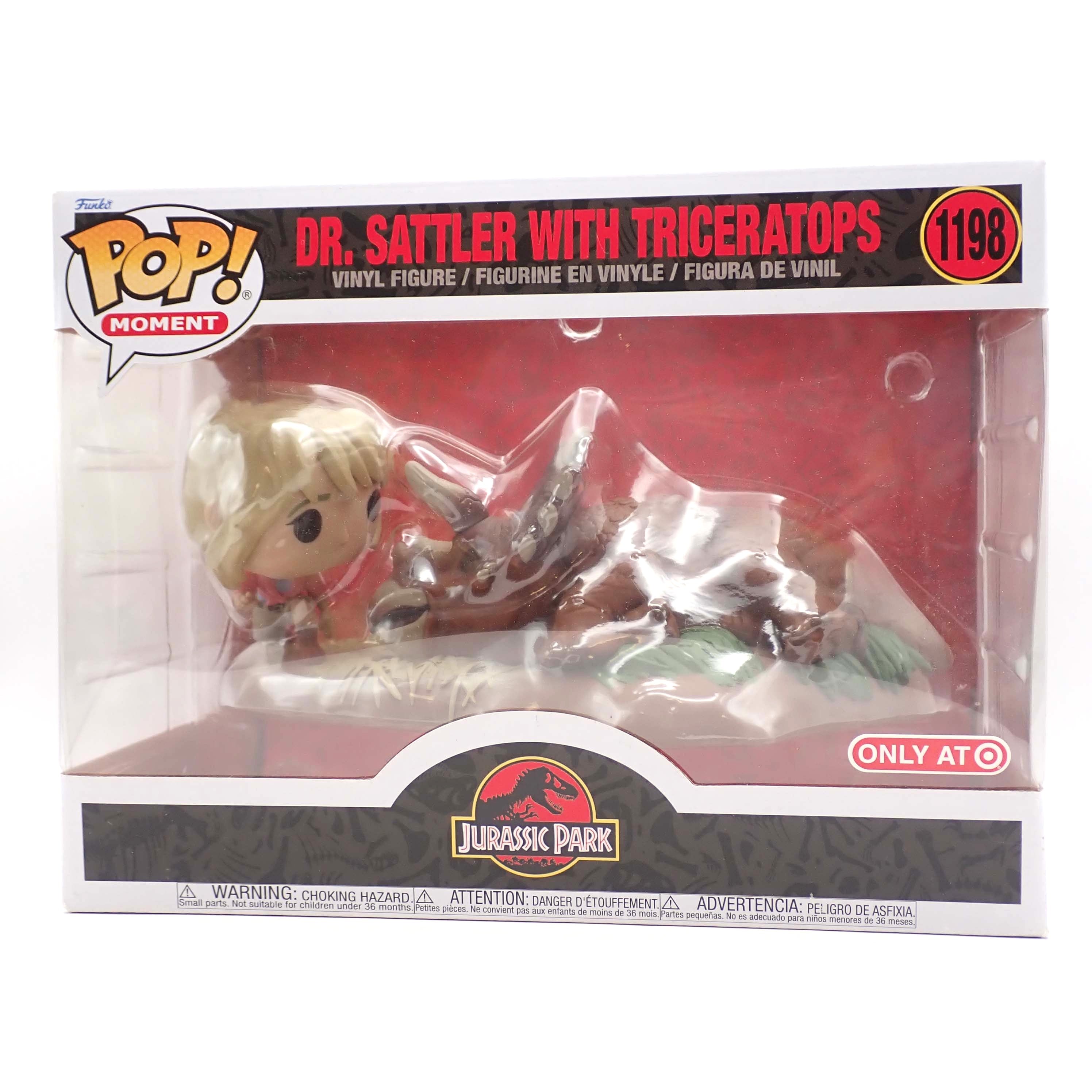 Dr. Sattler with Triceratops - POP! #1198