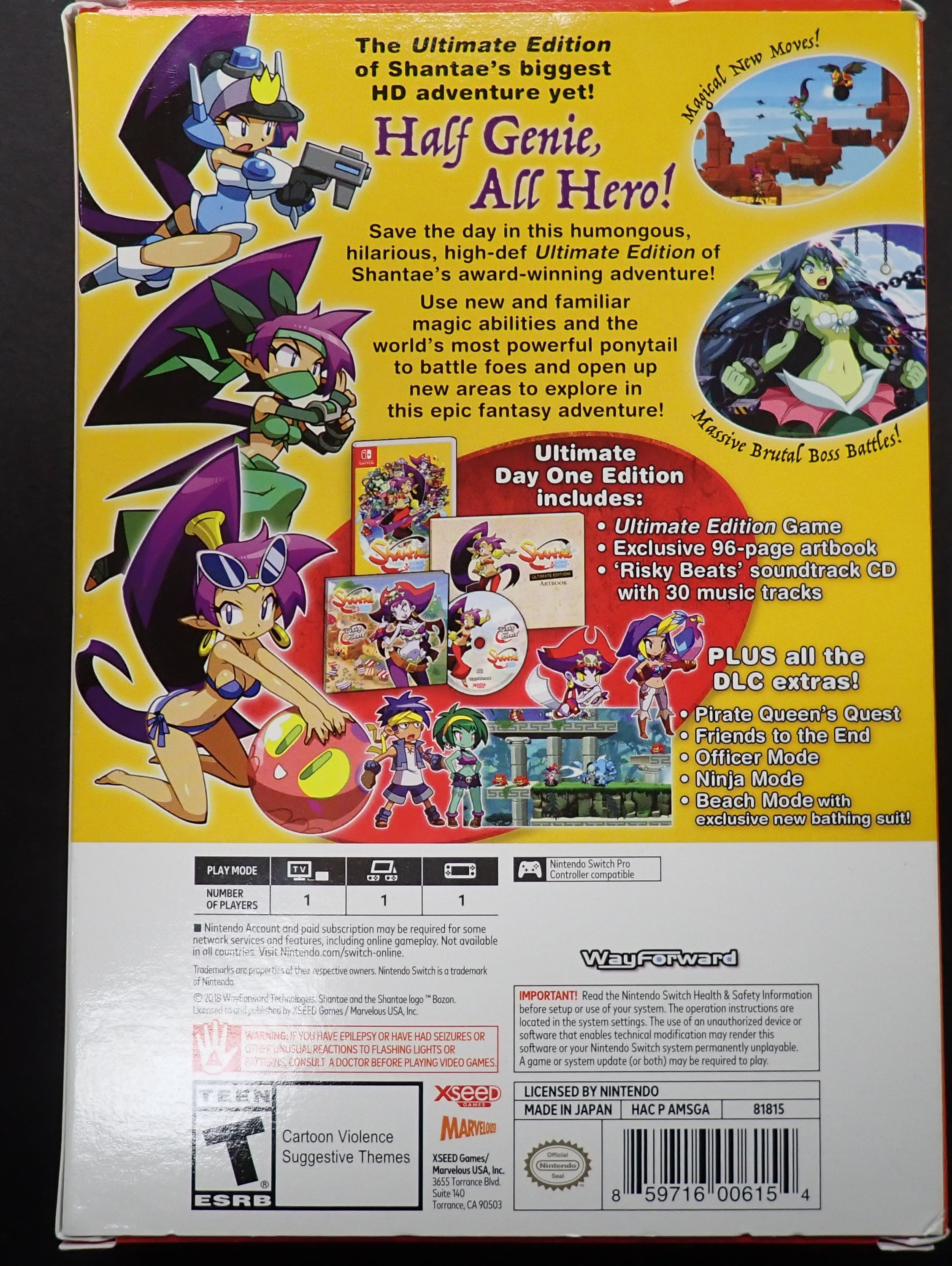 Shantae: Half Genie Hero: Ultimate Day One Edition - Switch