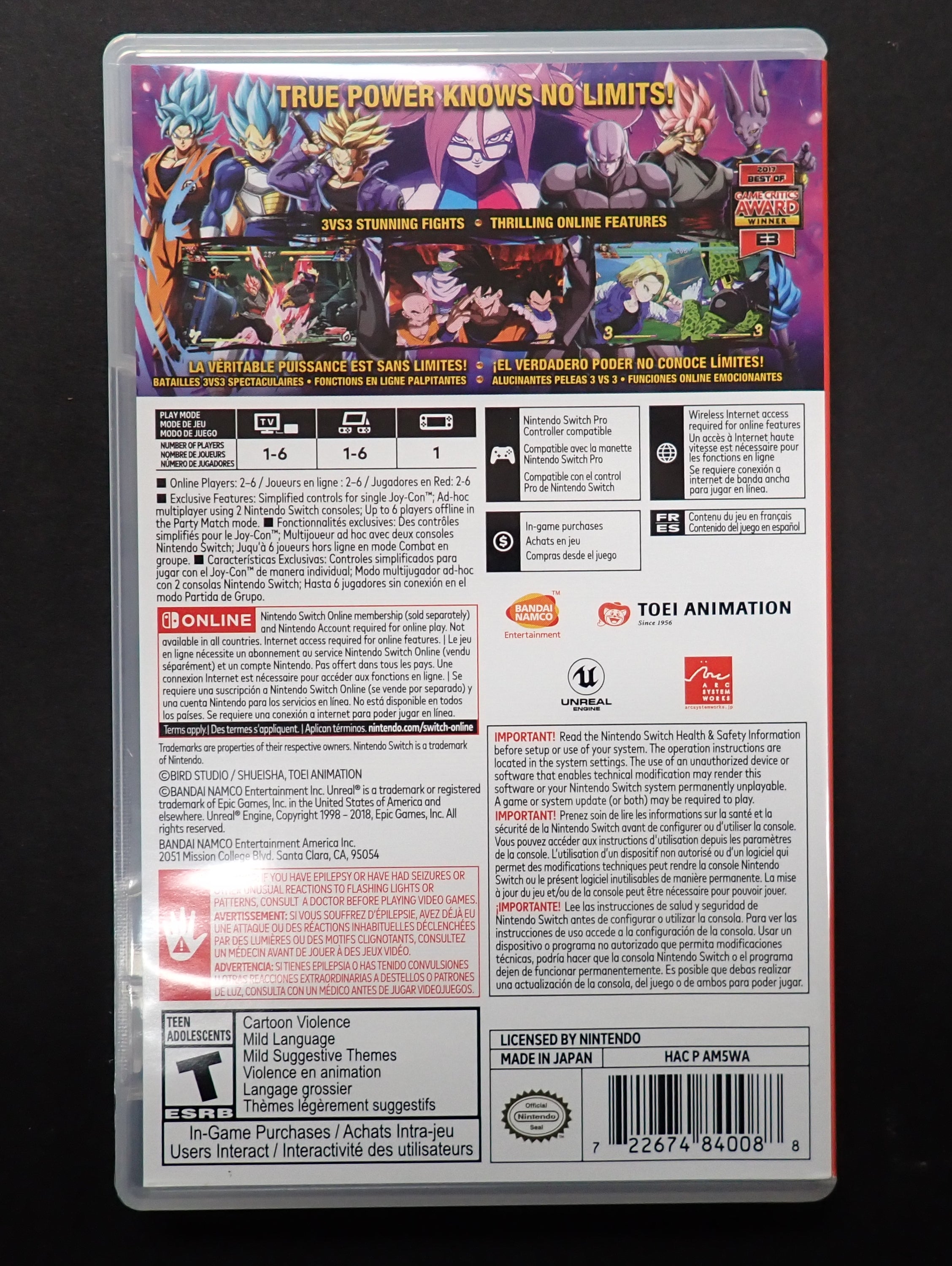 Dragon Ball Fighterz - Switch