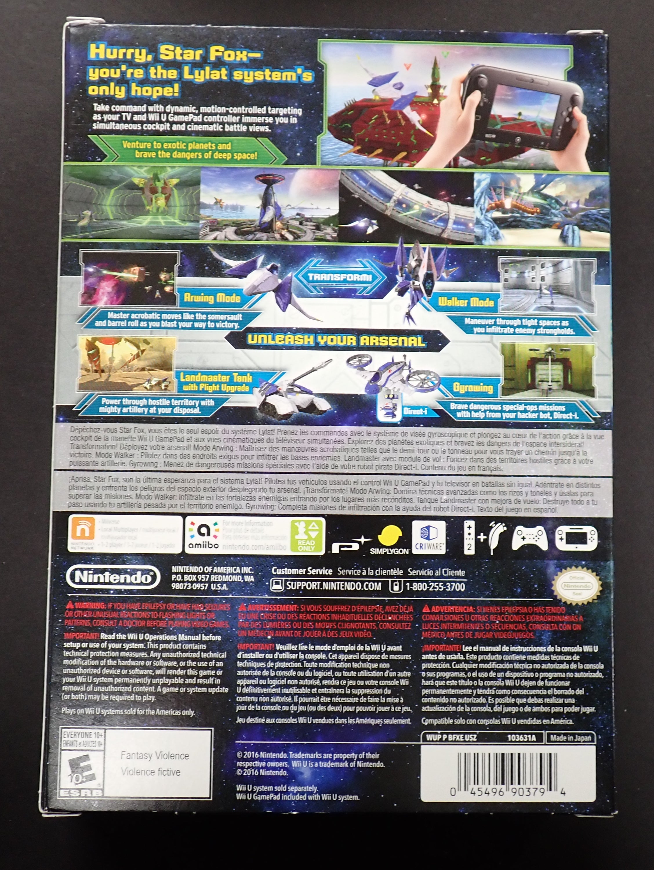 Star Fox Zero & Star Fox Guard Bundle - Wii U