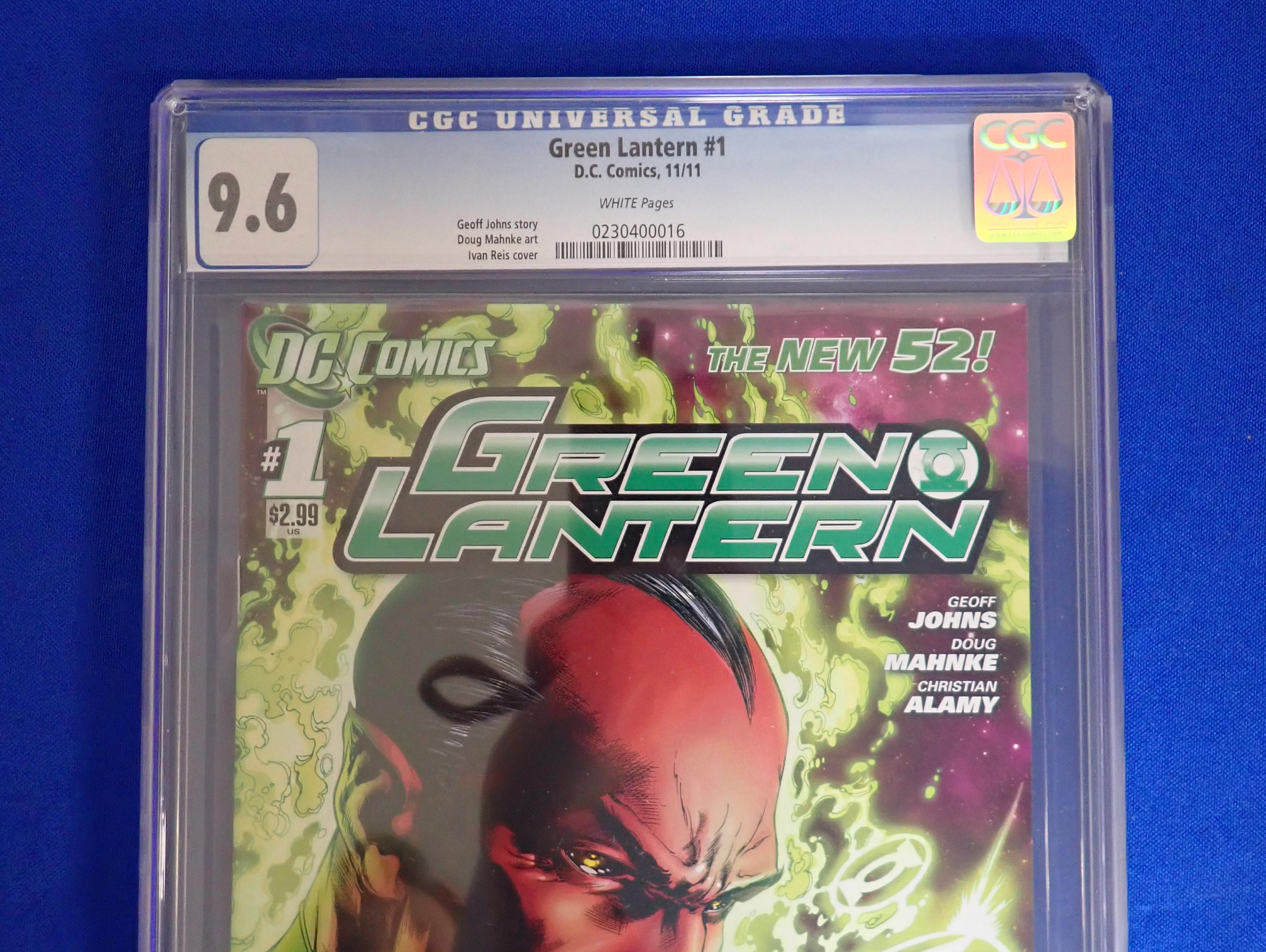 Green Lantern #1 (2011) CGC 9.6