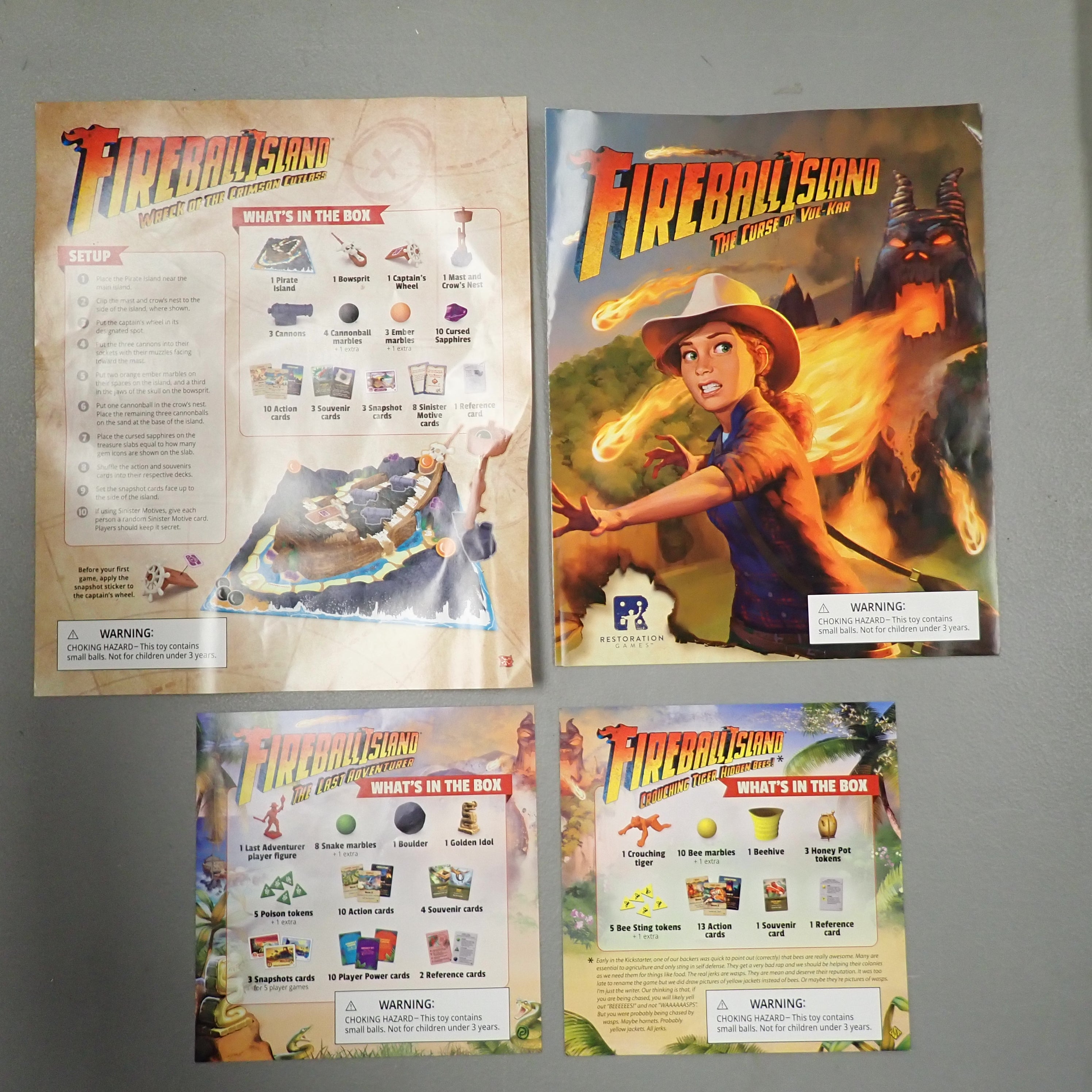 Fireball Island and Expansions (Used)