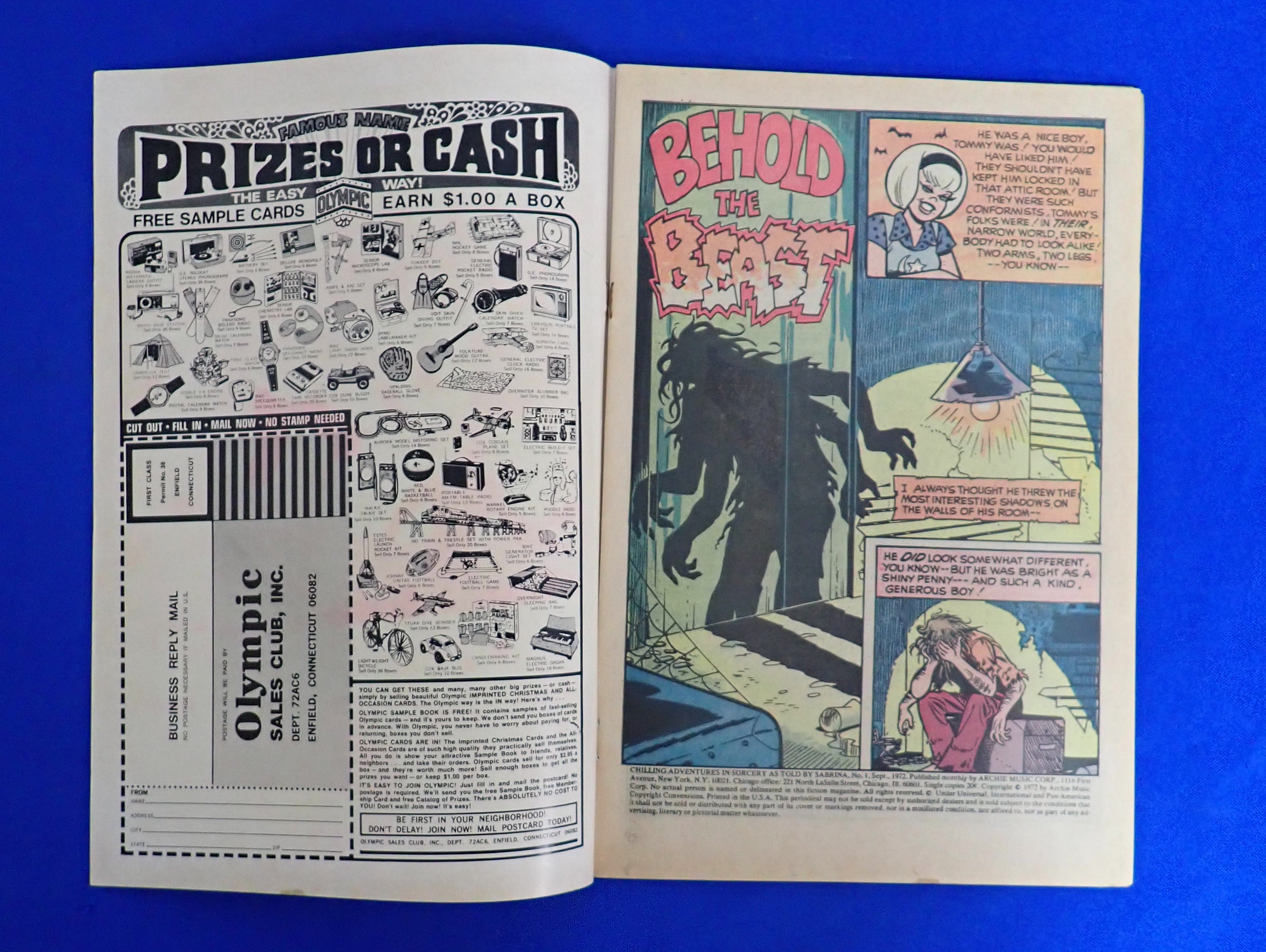 Chilling Adventures in Sorcery #1 (1972) - VG+ (4.5)