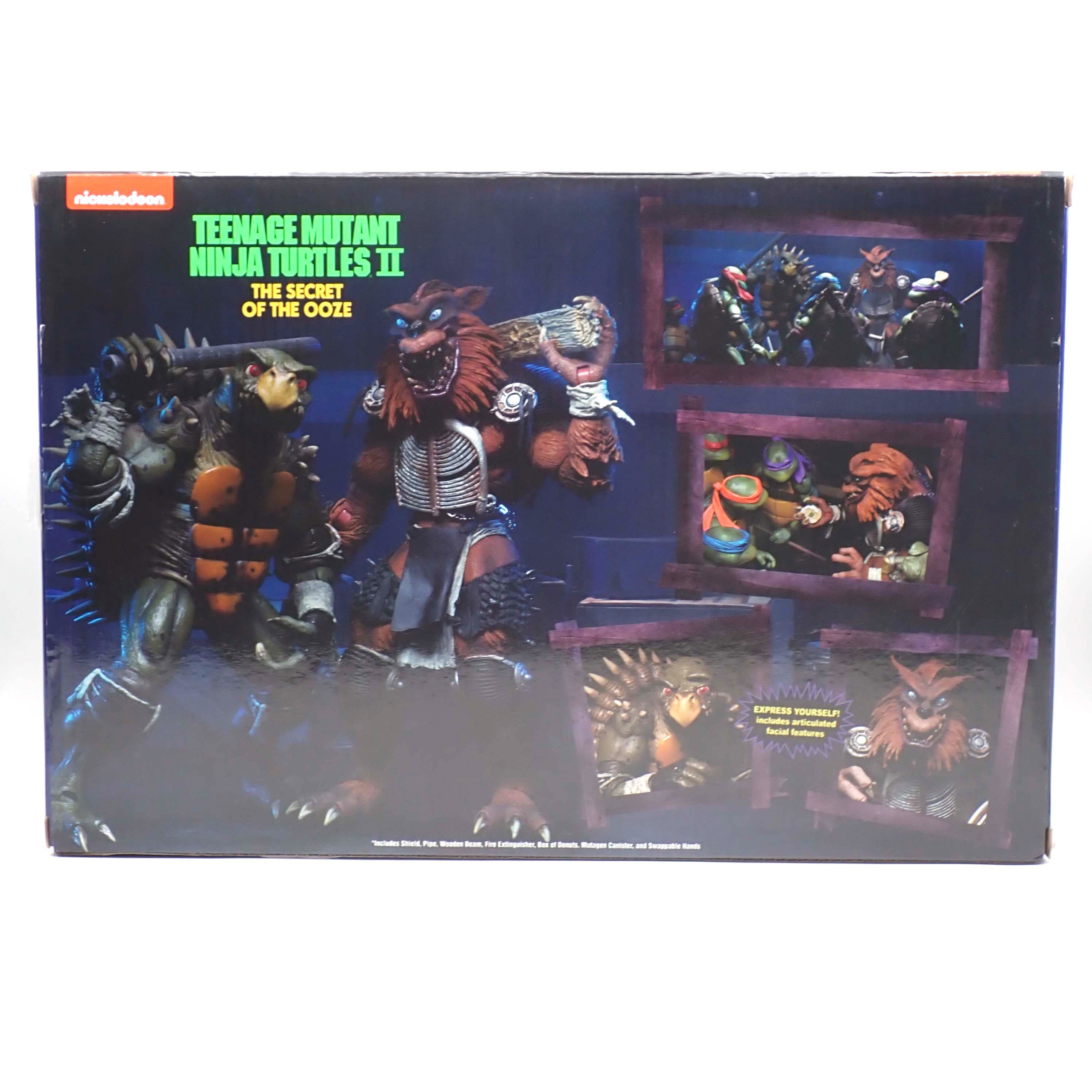 TMNT Secret of the Ooze Tokka Rahzar 2 pack - NECA [Pre-Owned]