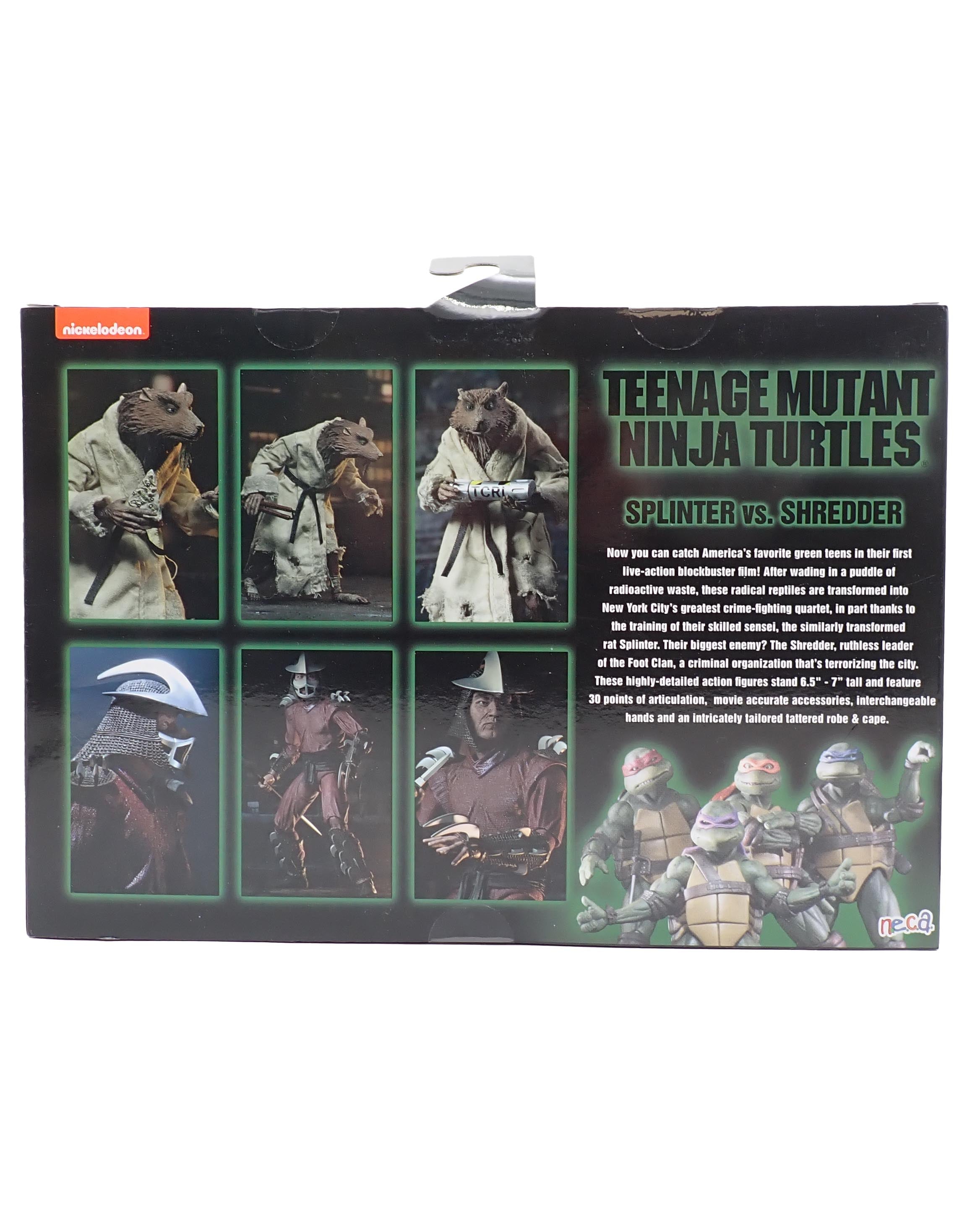 NECA TMNT Splinter and Shredder