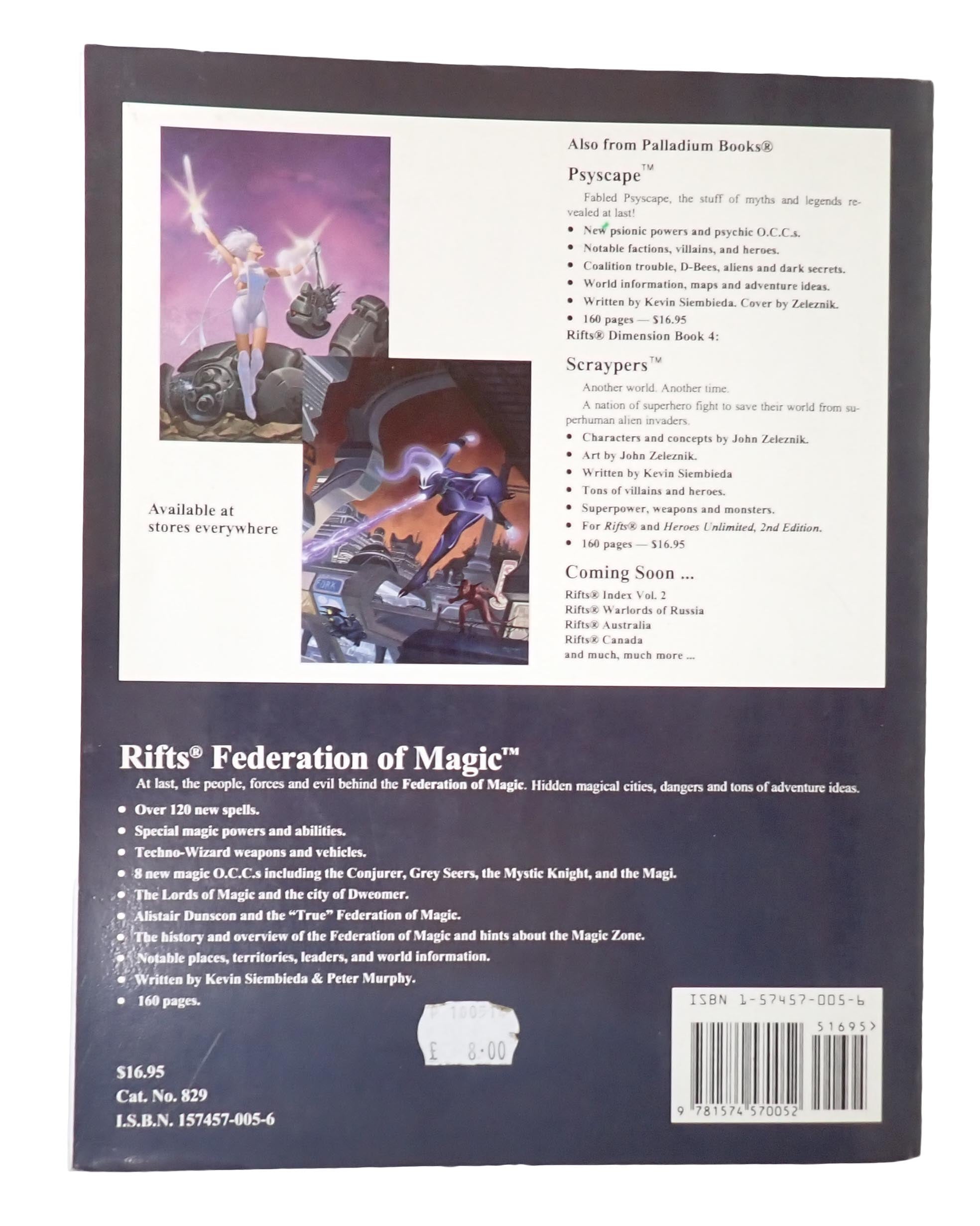 Palladium Books - Federation of Magic [Pre-Owned RPG]