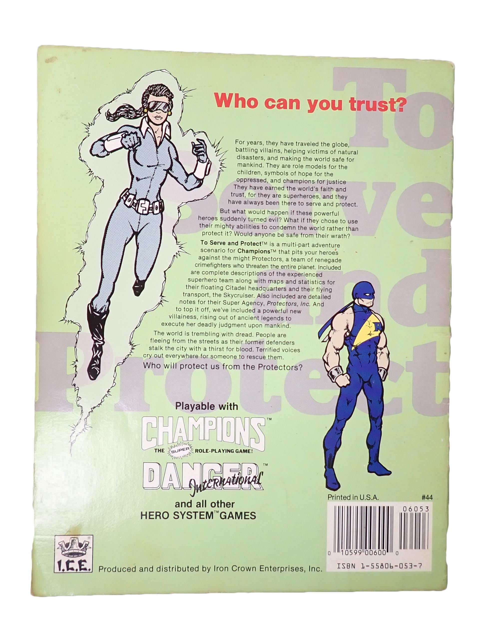 Champions: To Serve and Protect [Pre-Owned RPG]