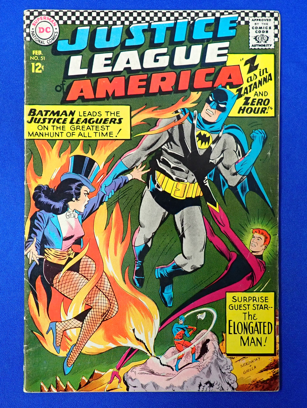 Justice League of America #51 (1967) 1st Silver Age Zatara - VG+ (4.5)