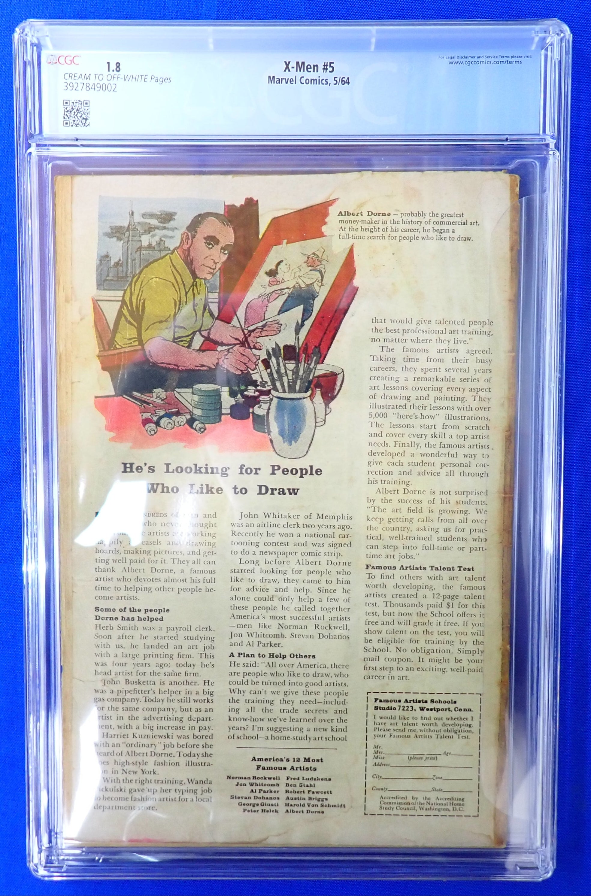 X-Men #5 (1964) - CGC 1.8 - 3rd Magneto