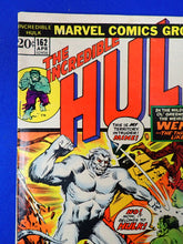 Load image into Gallery viewer, Incredible Hulk #162 (1973) - FN- (5.5) - 1st Wendigo
