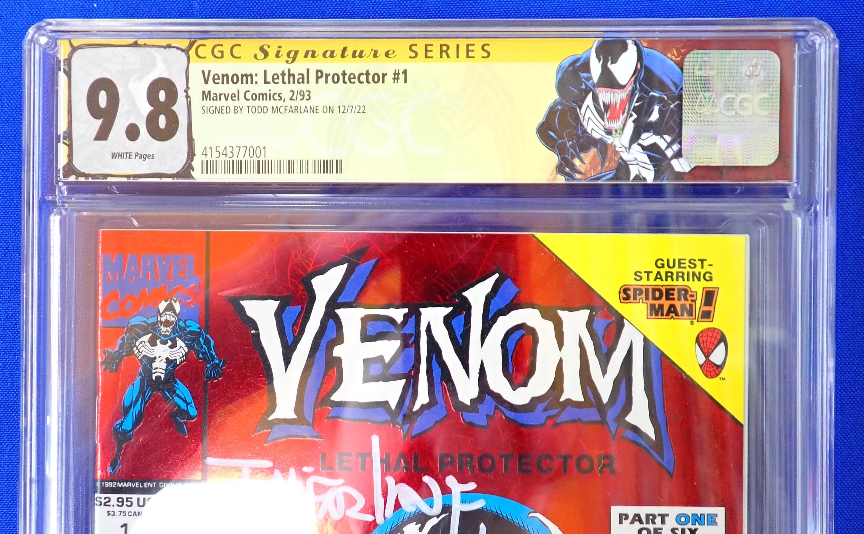 Venom: Lethal Protector #1 (1993) - CGC 9.8 - SIGNED BY TODD MCFARLANE