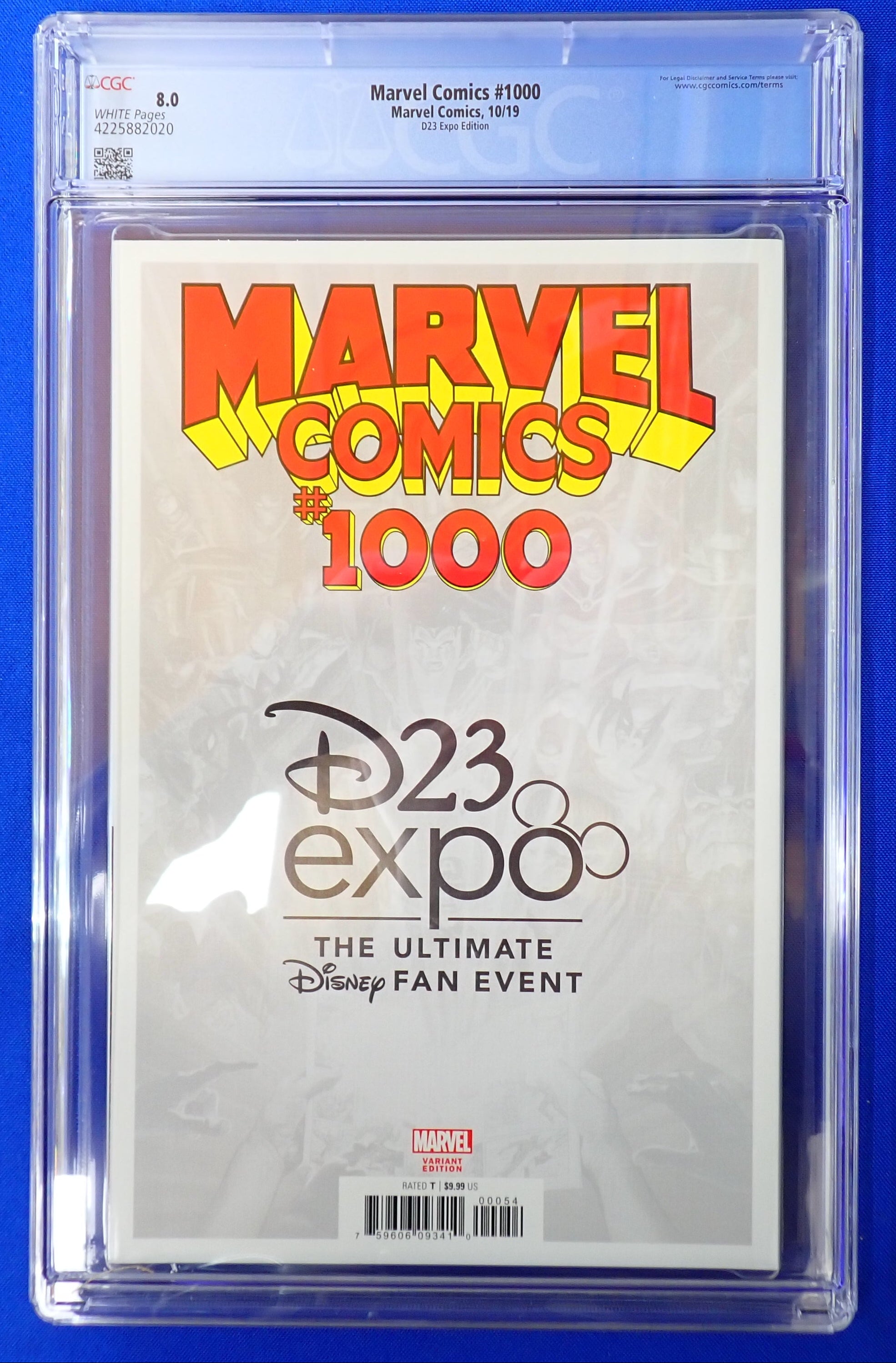 Marvel Comics #1000 (2019) - CGC 8.0 - Virgin Cover