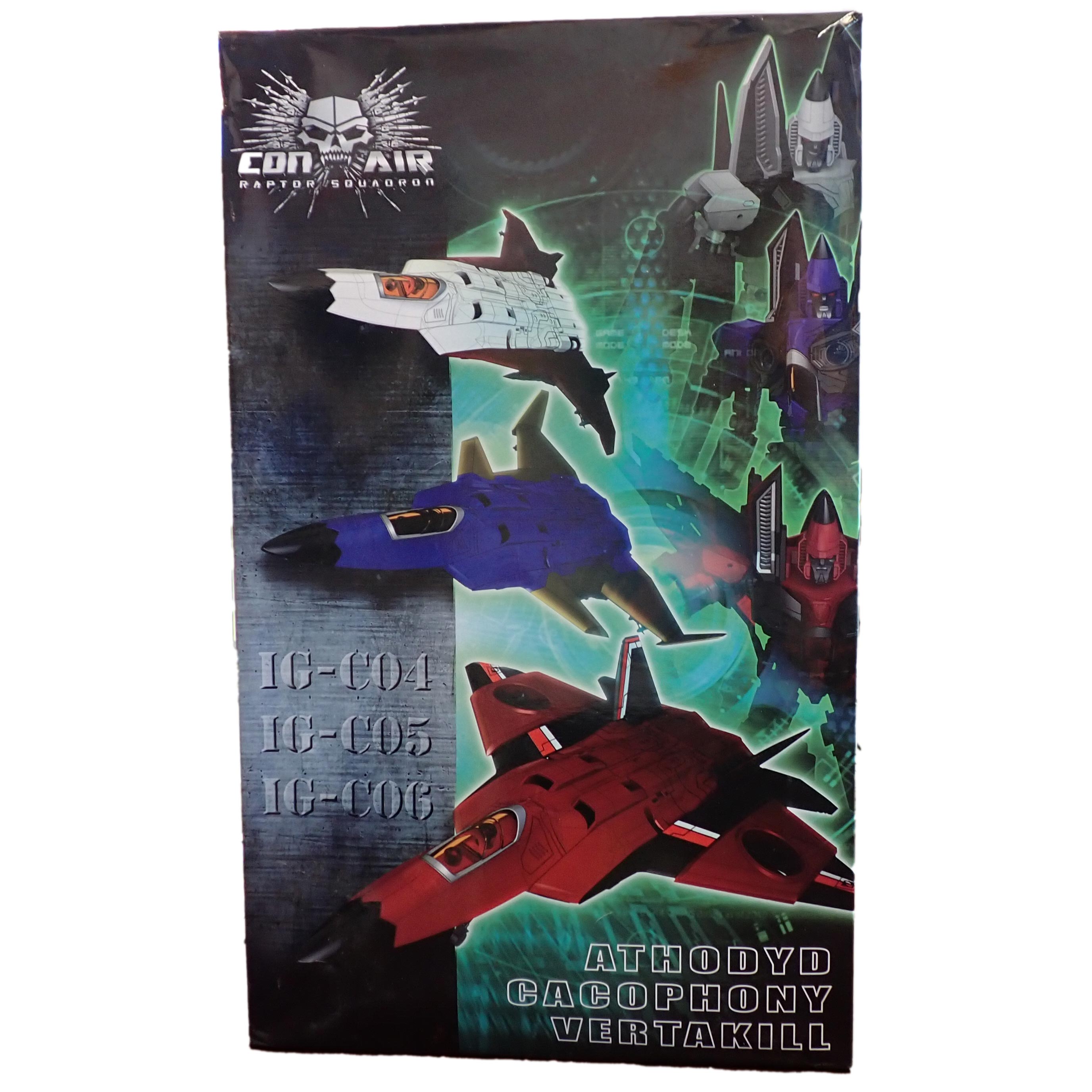 Con Air Raptor Squadron Athodyd Cacophony Vertakill IG-C04, IG-C05, IG-C06 [Pre-Owned]