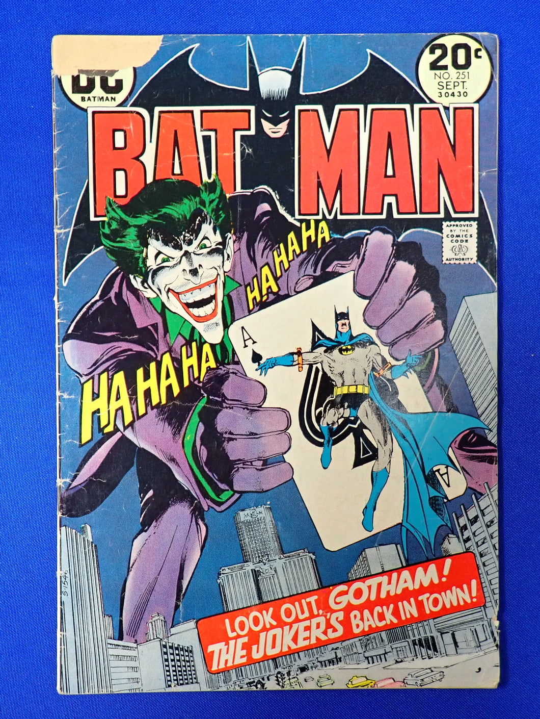 Batman #251 (1973) - GD+ (2.5) - Iconic Joker Cover!