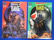 Batman: Vengeance of Bane 1 & 2 (1993) - 1st prints - 1st BANE - High Grade