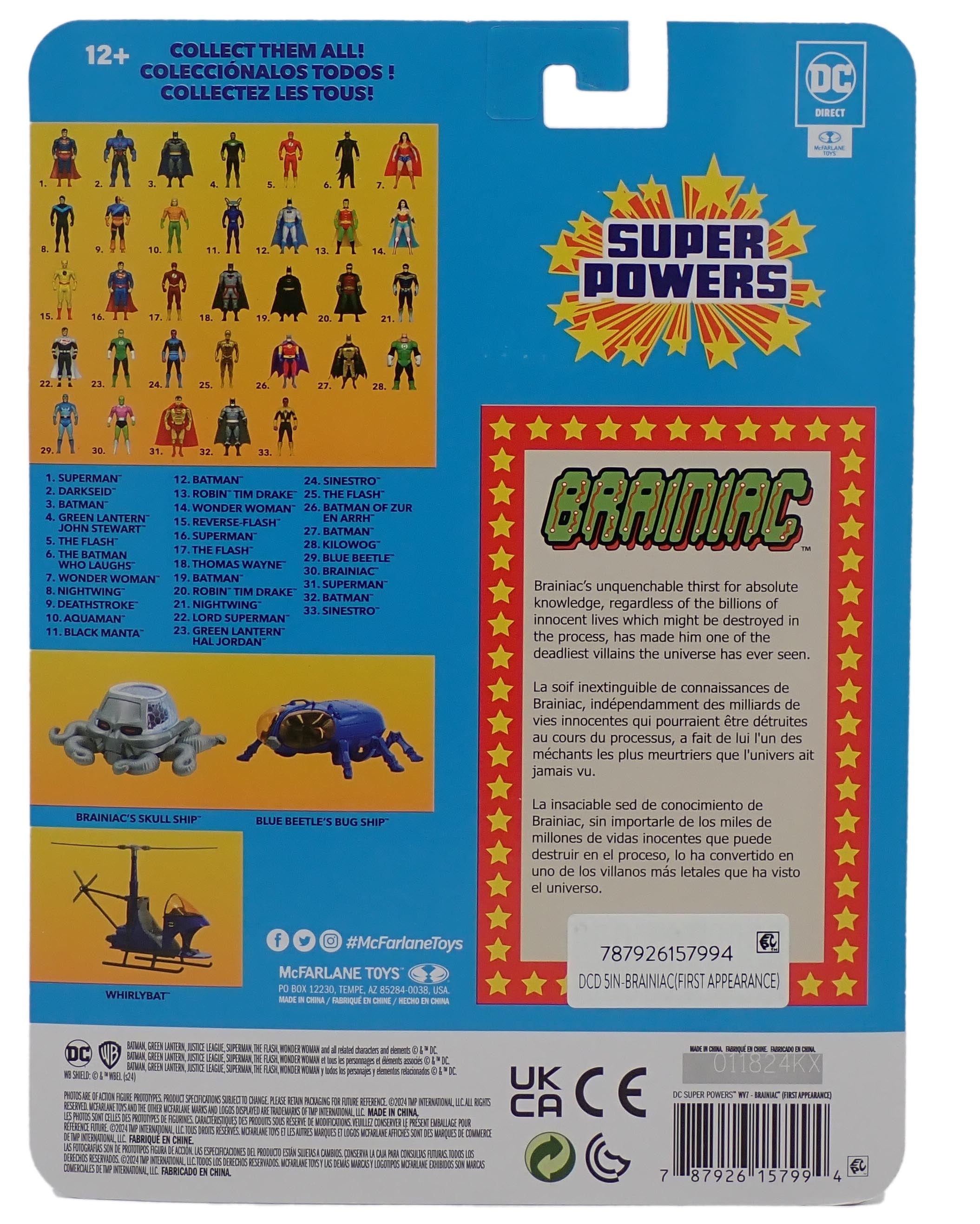 Brainiac - DC Super Powers Retro Figure