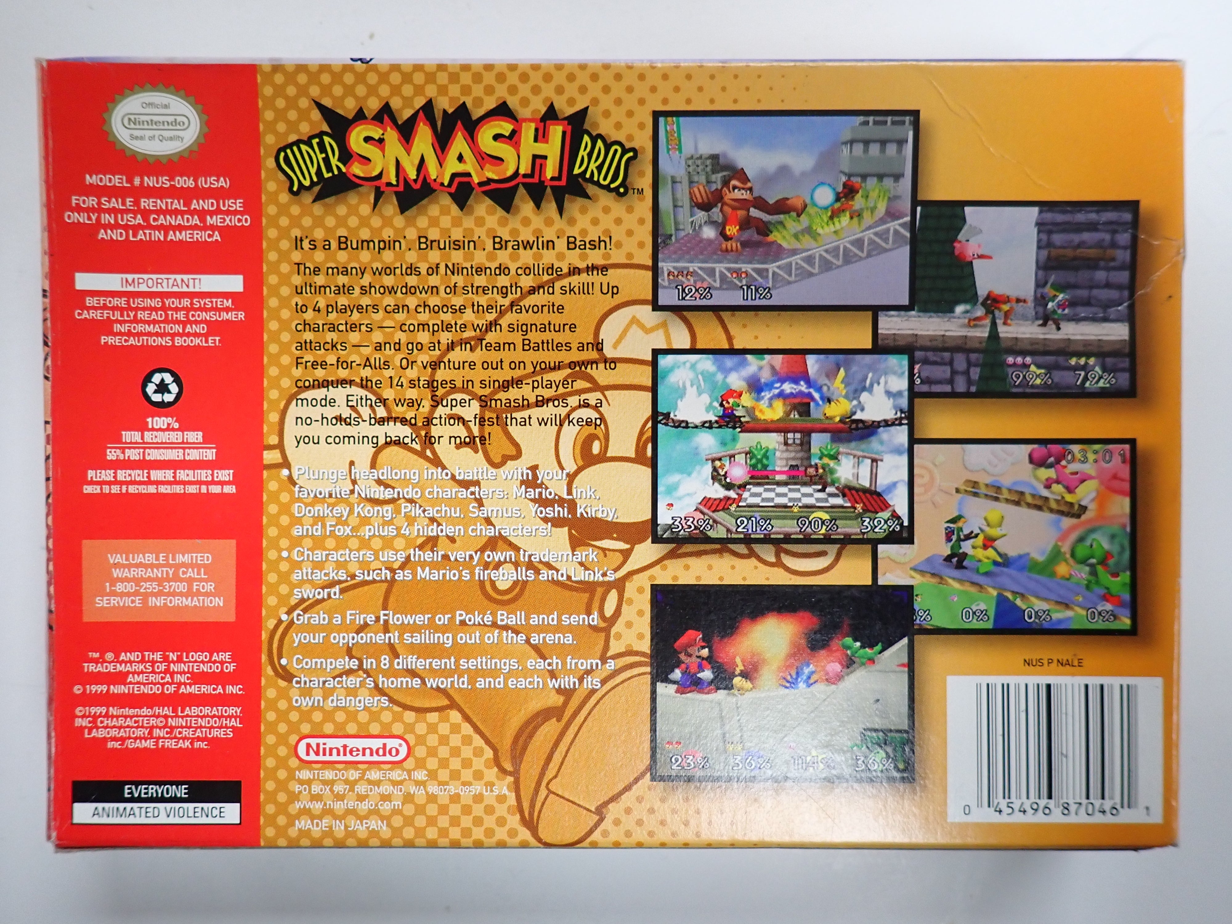 Super Smash Bros - N64