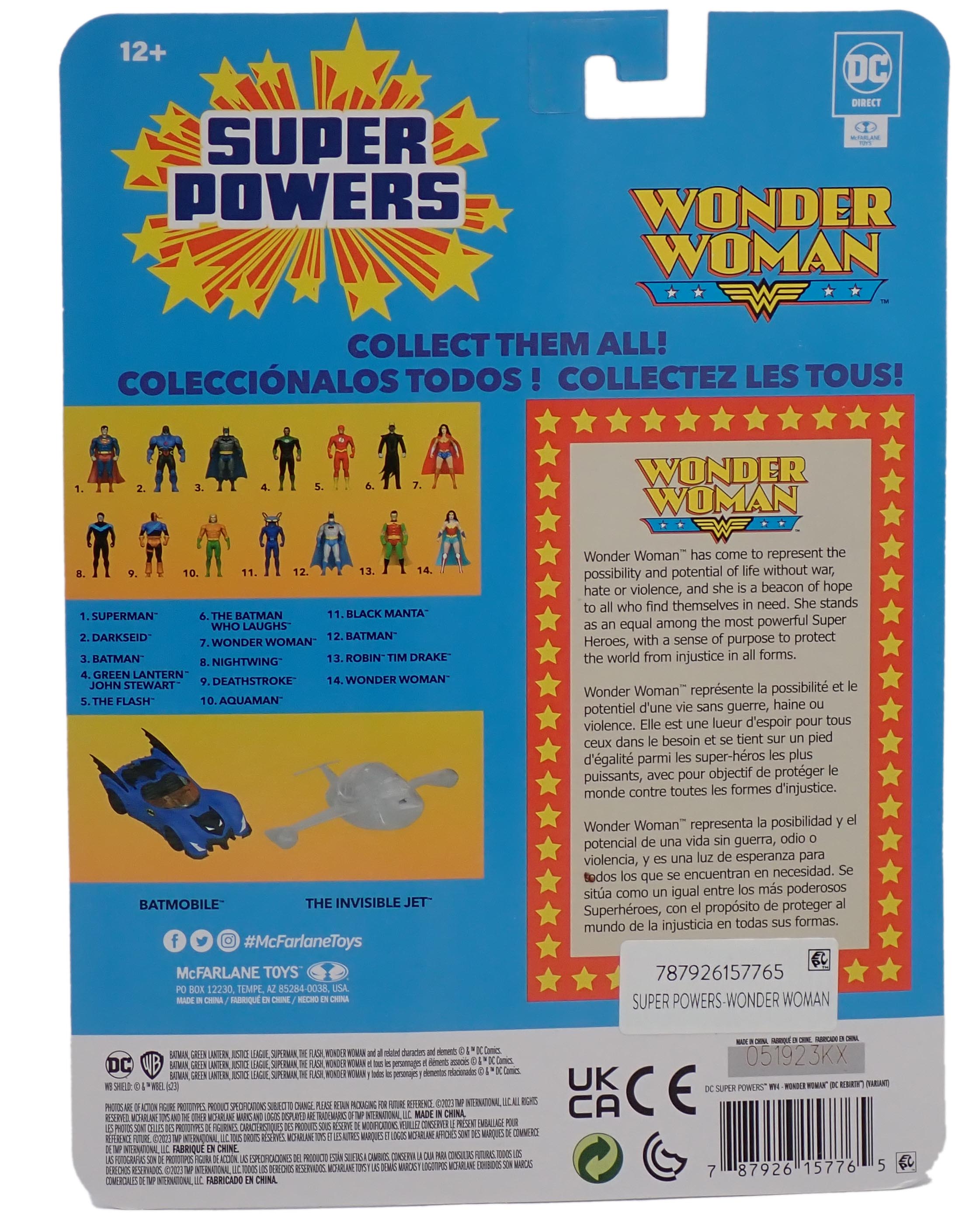 Wonder Woman - DC Super Powers Retro Figure