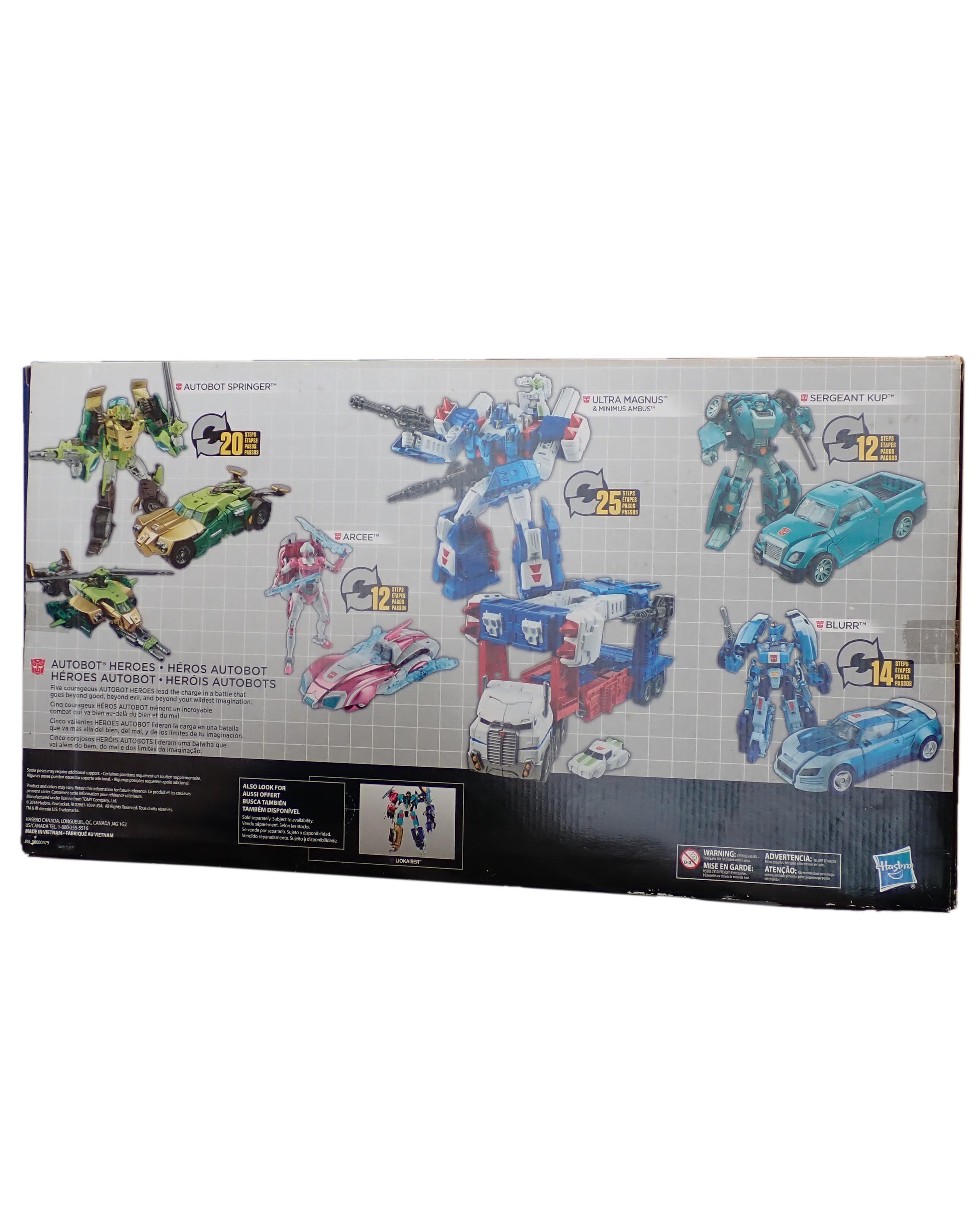 Autobot Heroes (Platinum Edition) - 30th Anniversary Figures 5 Pack