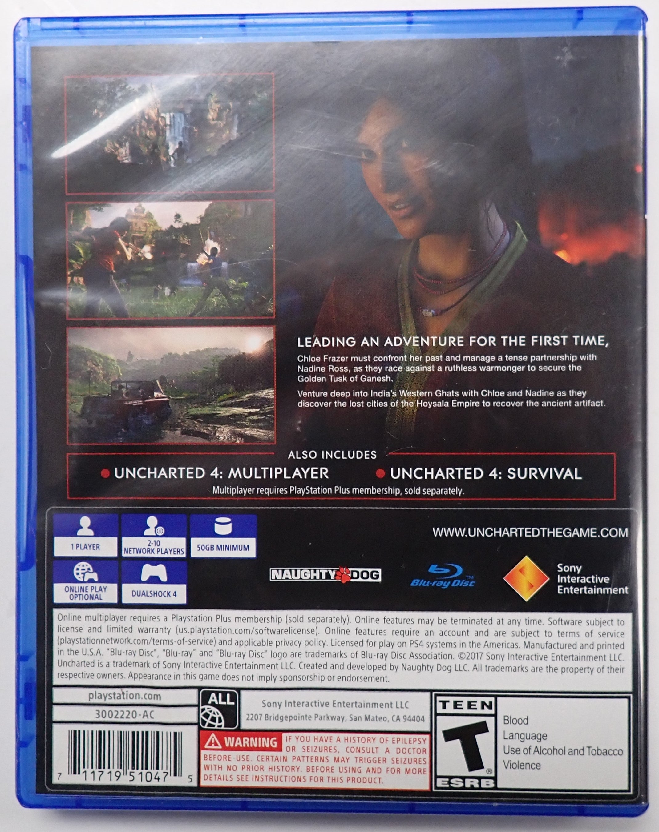 Uncharted: The Lost Legacy - PS4