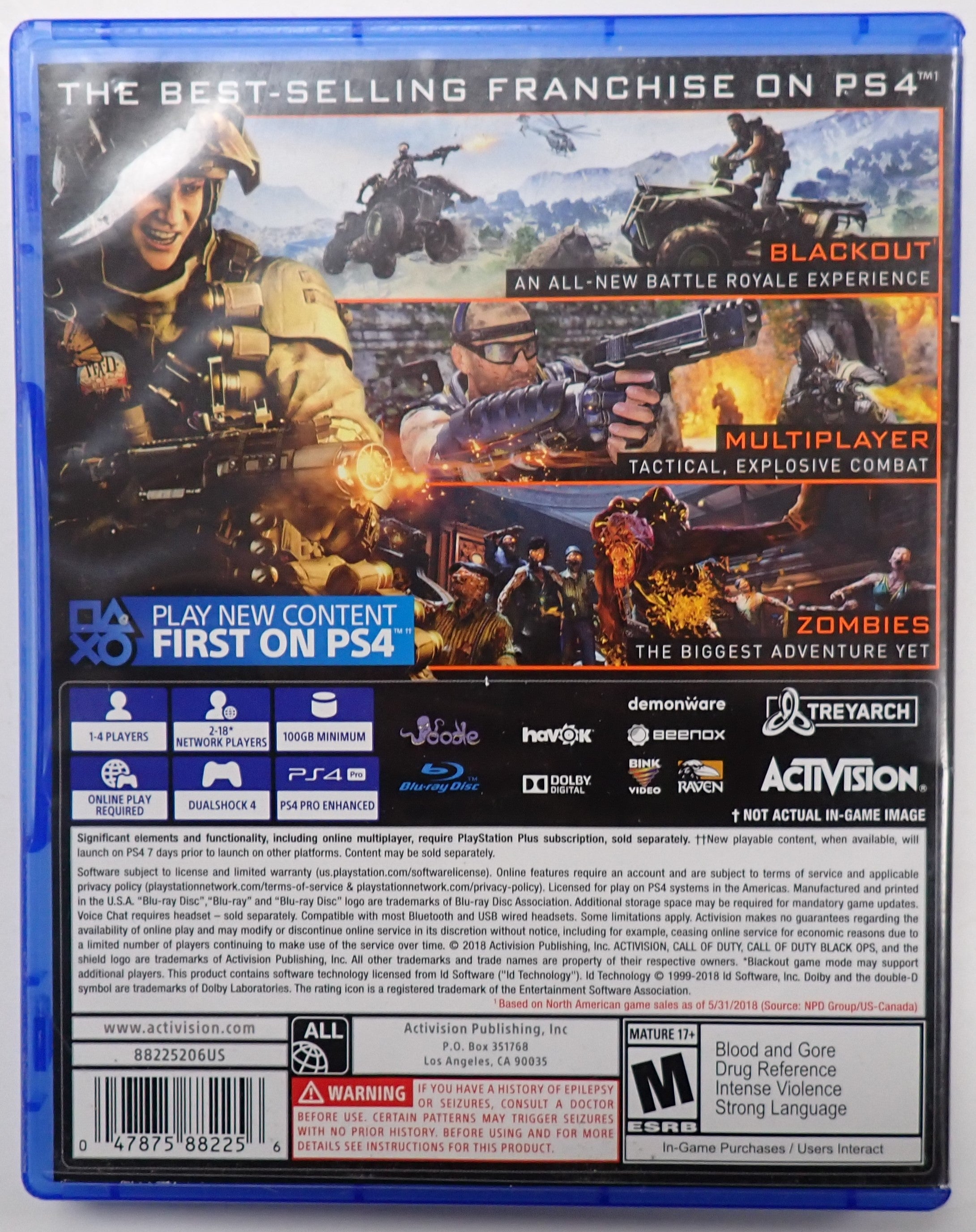 Call of Duty Black Ops 4 - PS4