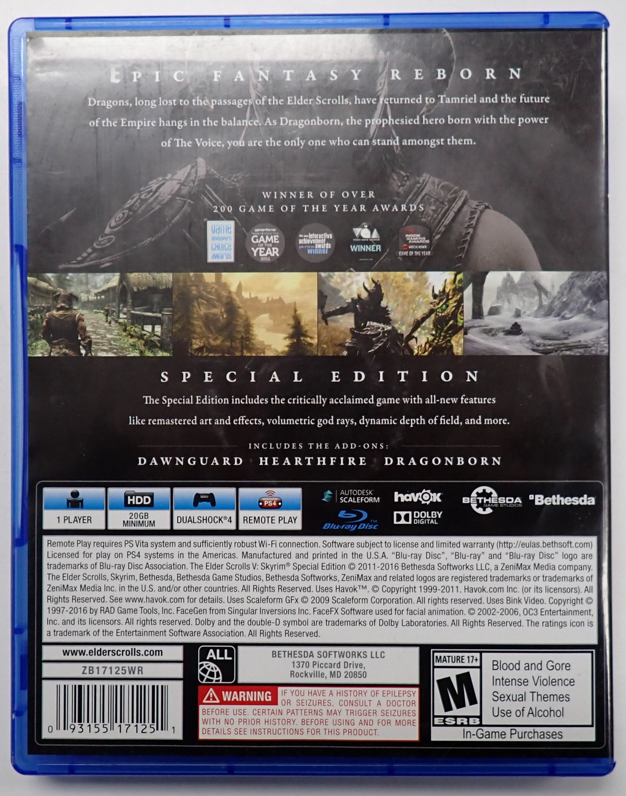 Skyrim Special Edition - PS4