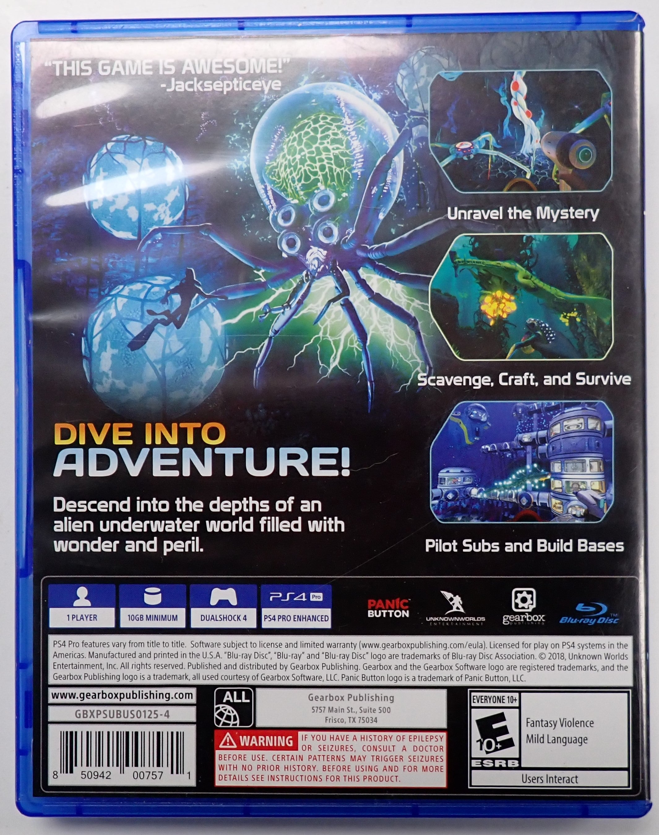 Subnautica - PS4