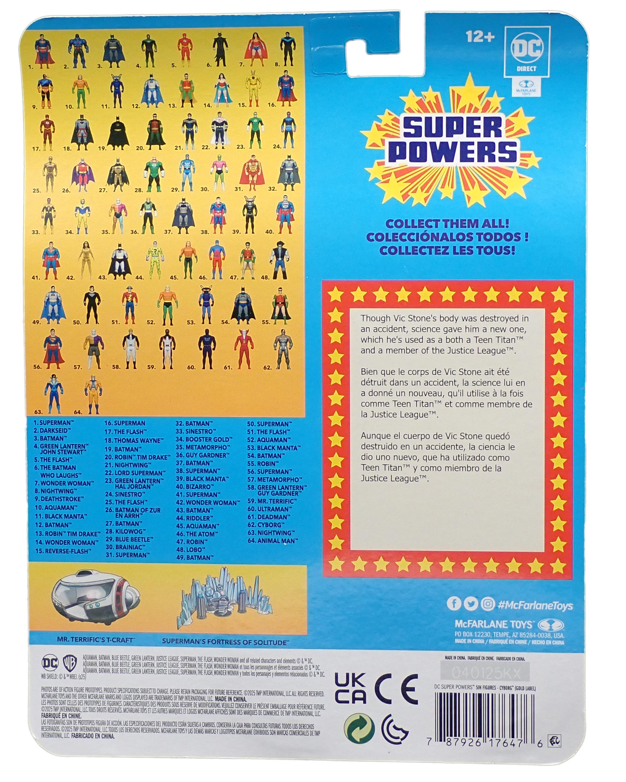 Cyborg - DC Super Powers Retro Figure
