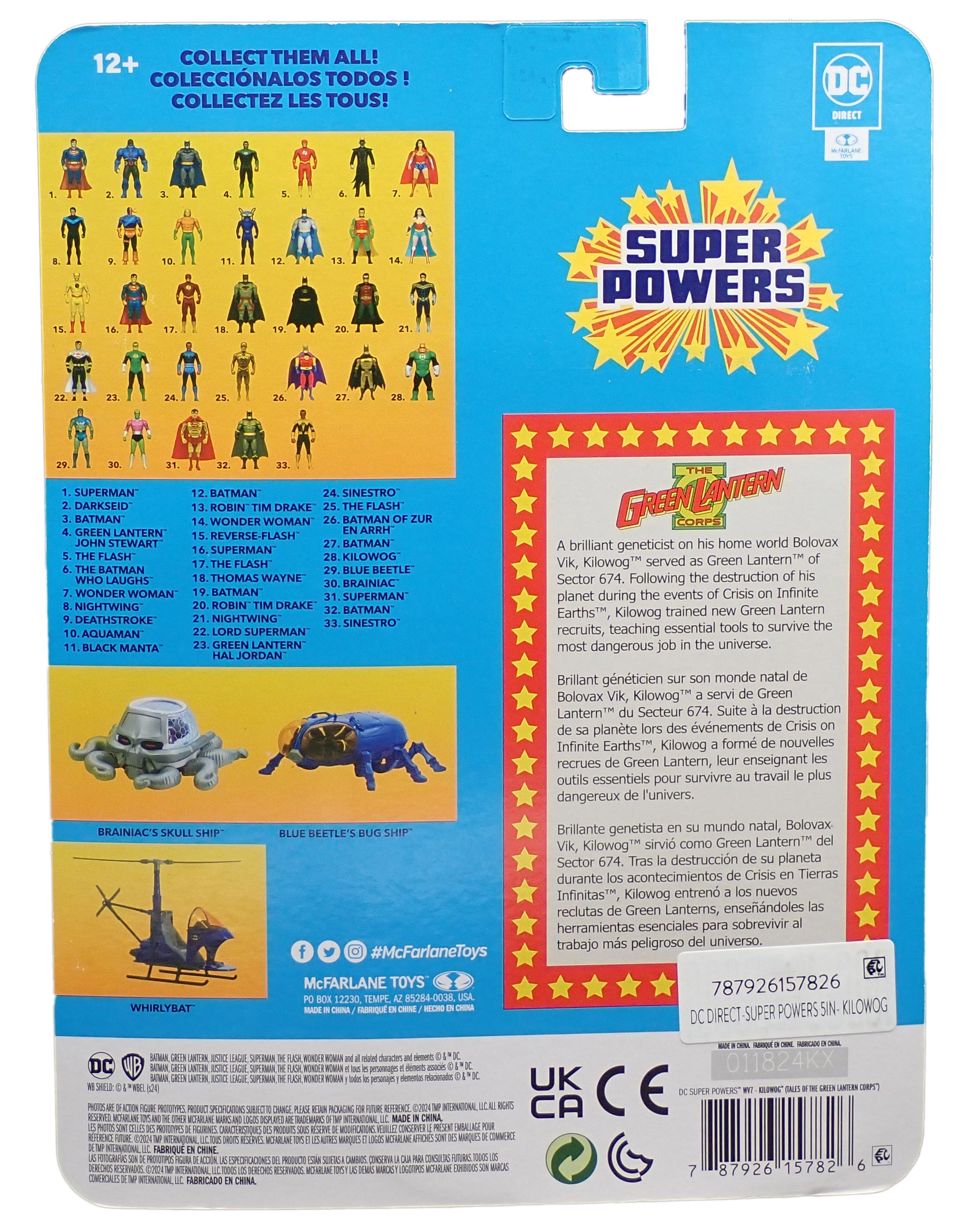 Green Lantern (Kilowog) - DC Super Powers Retro Figure