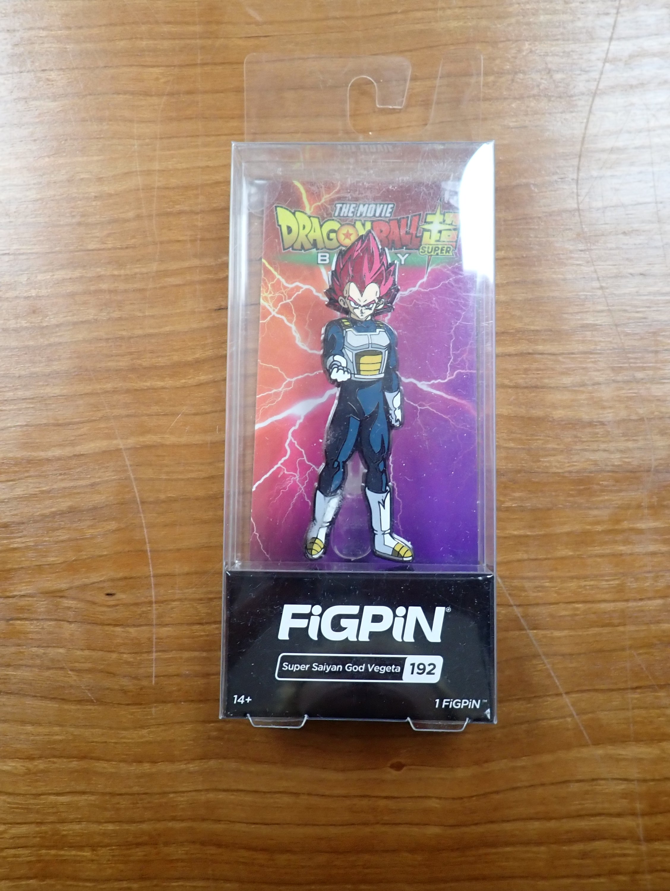 DBZ FiGPiN Super Saiyan God Vegeta