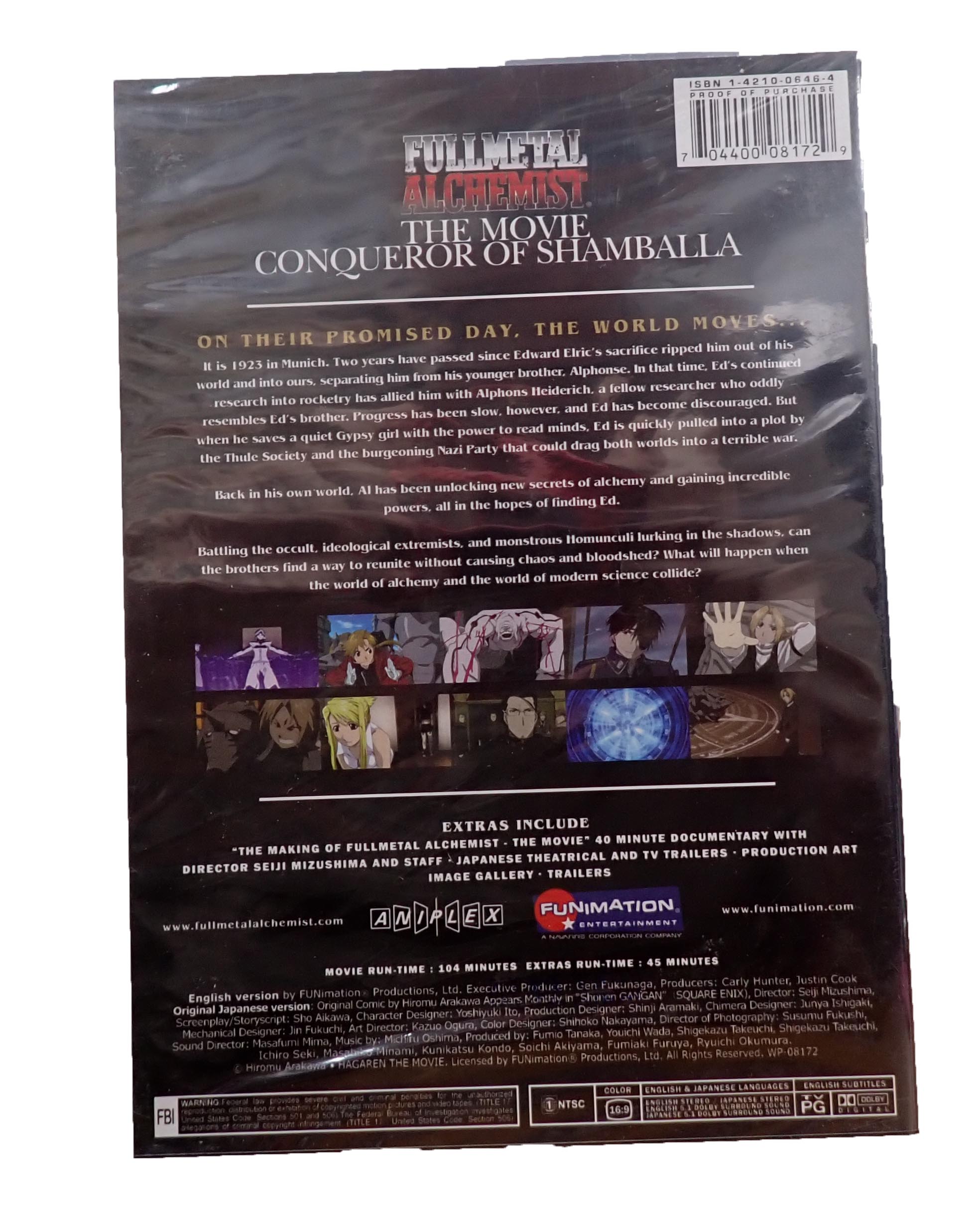 Fullmetal Alchemist The Movie Conqueror of Shamballa