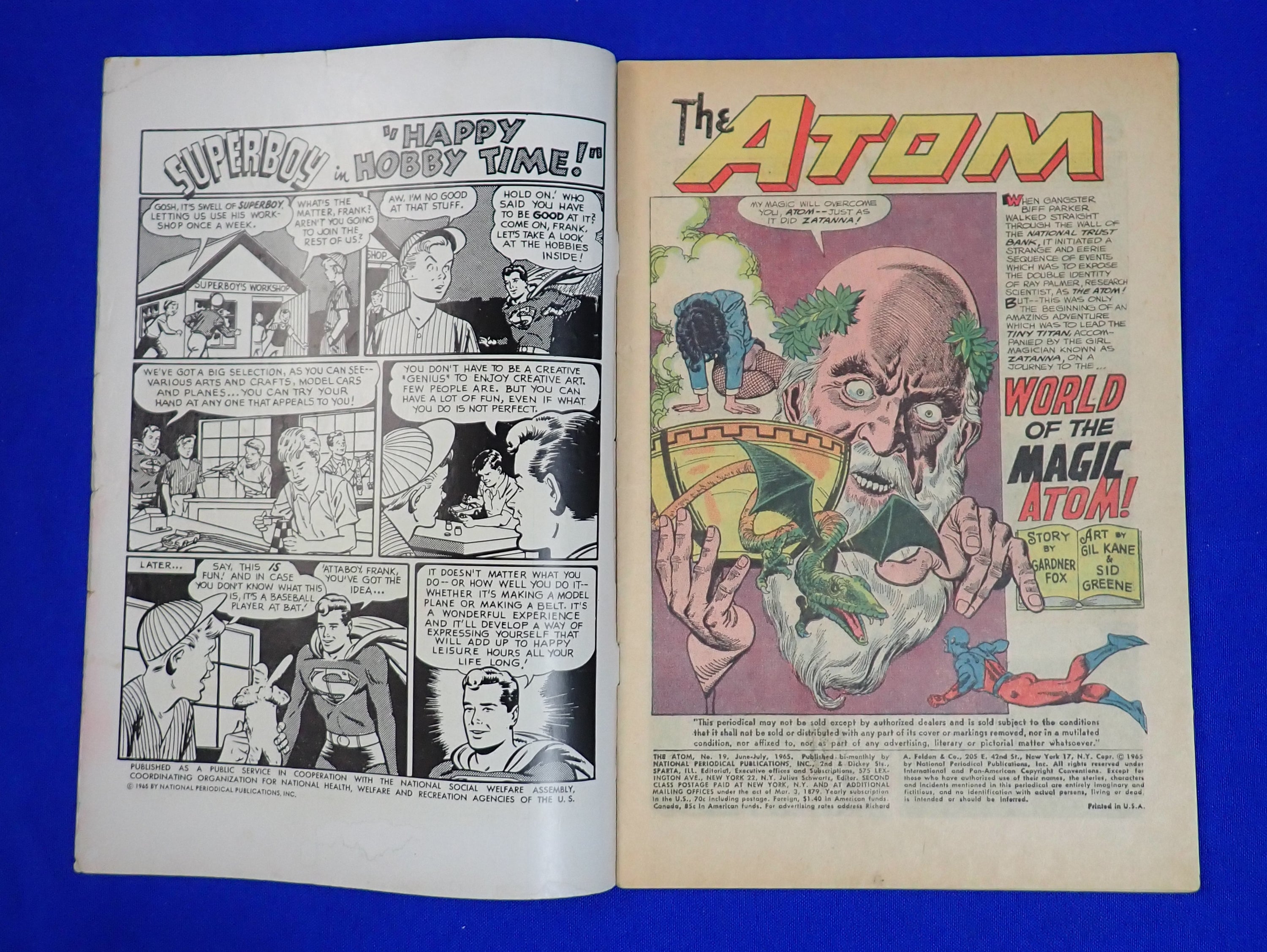 The Atom #19 (1965) - VG- (3.5)