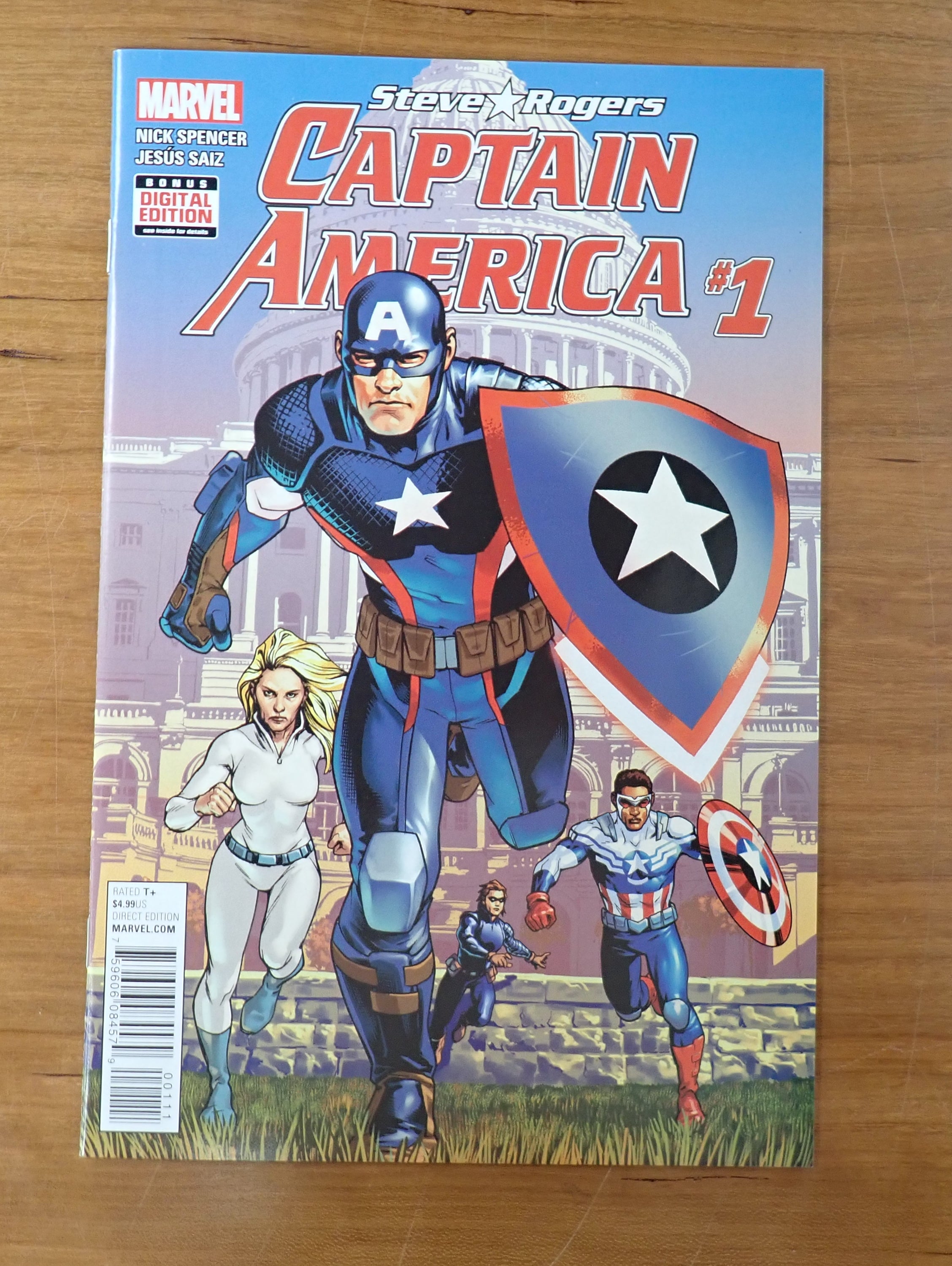 Steve Rogers: Captain America #1 4 Comic Set (2016)