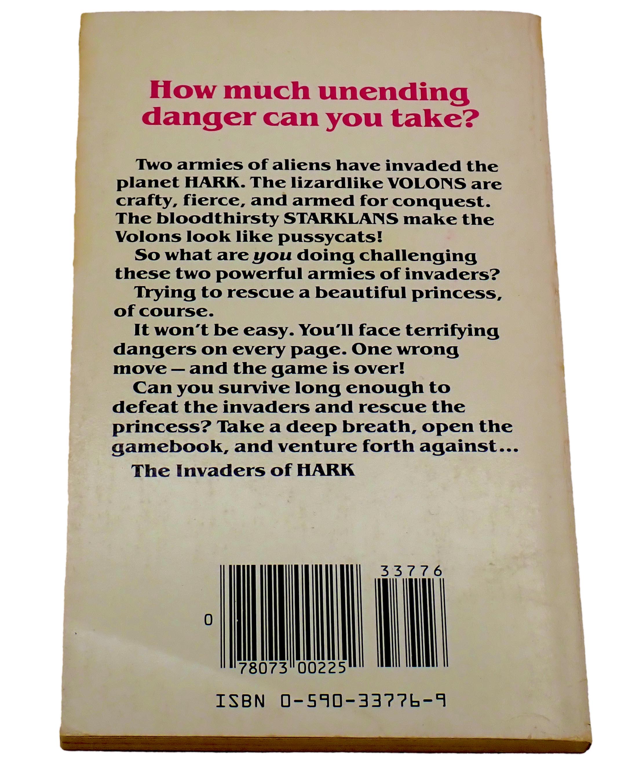 The Invaders of Hark - Choose Your Own Adventure Book