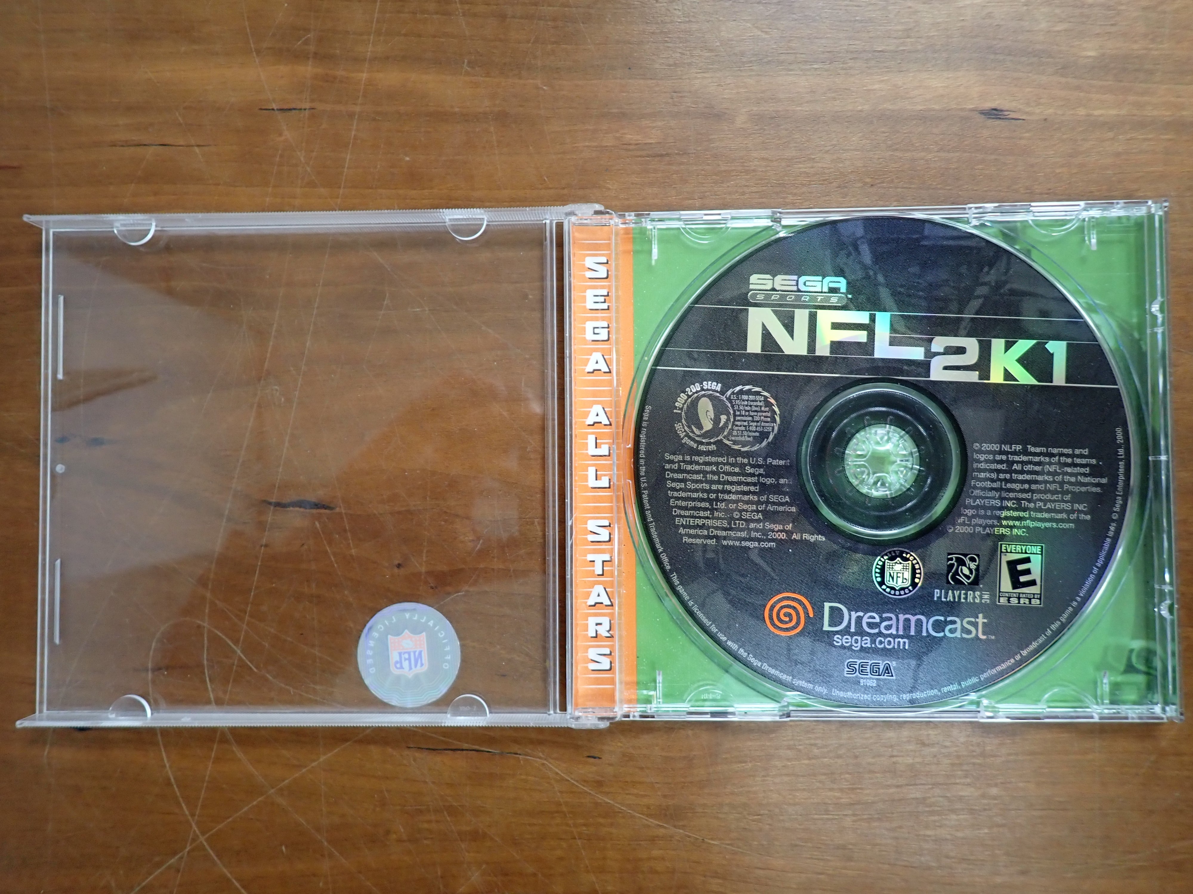 NFL 2K1 - Dreamcast