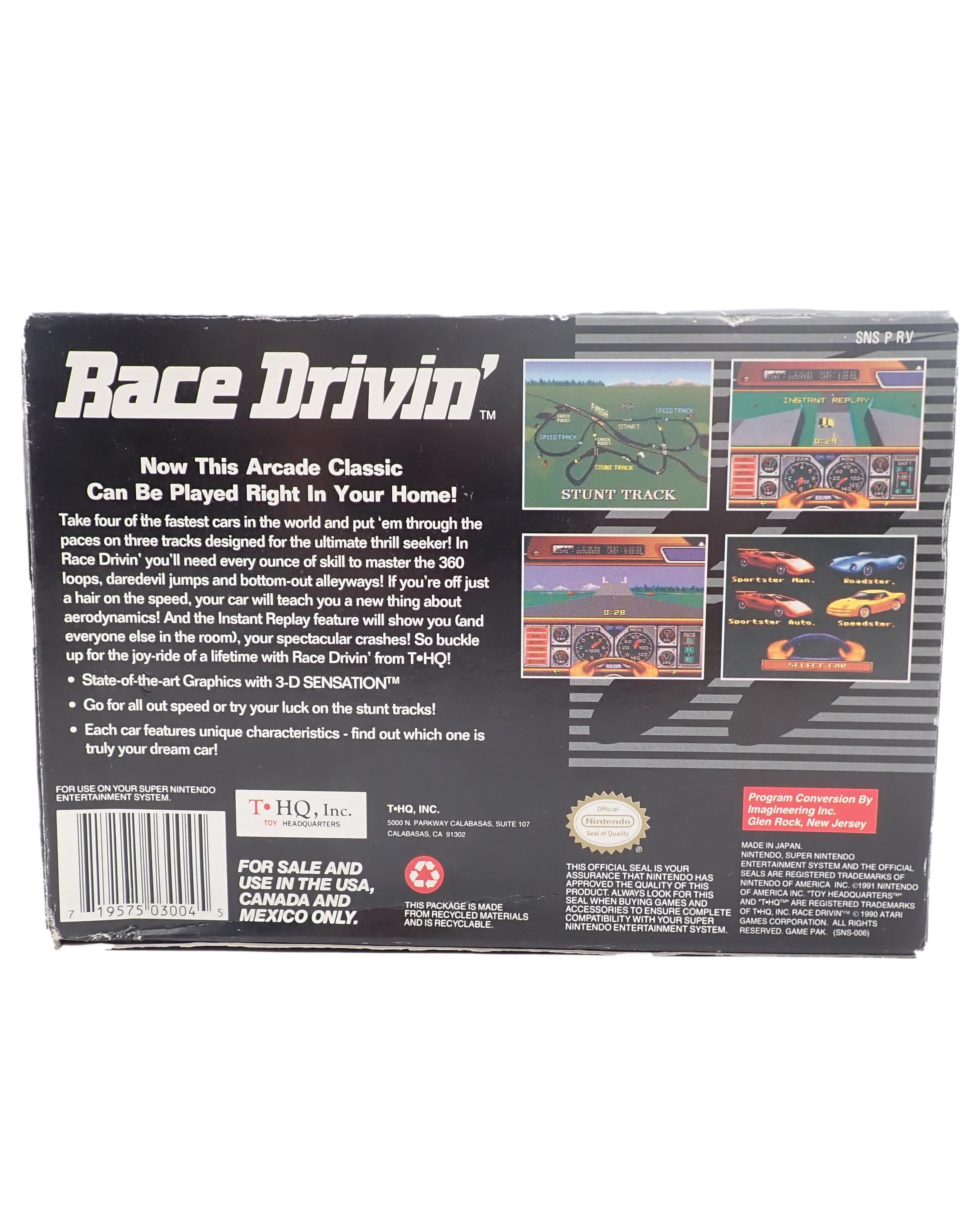Race Drivin' - SNES